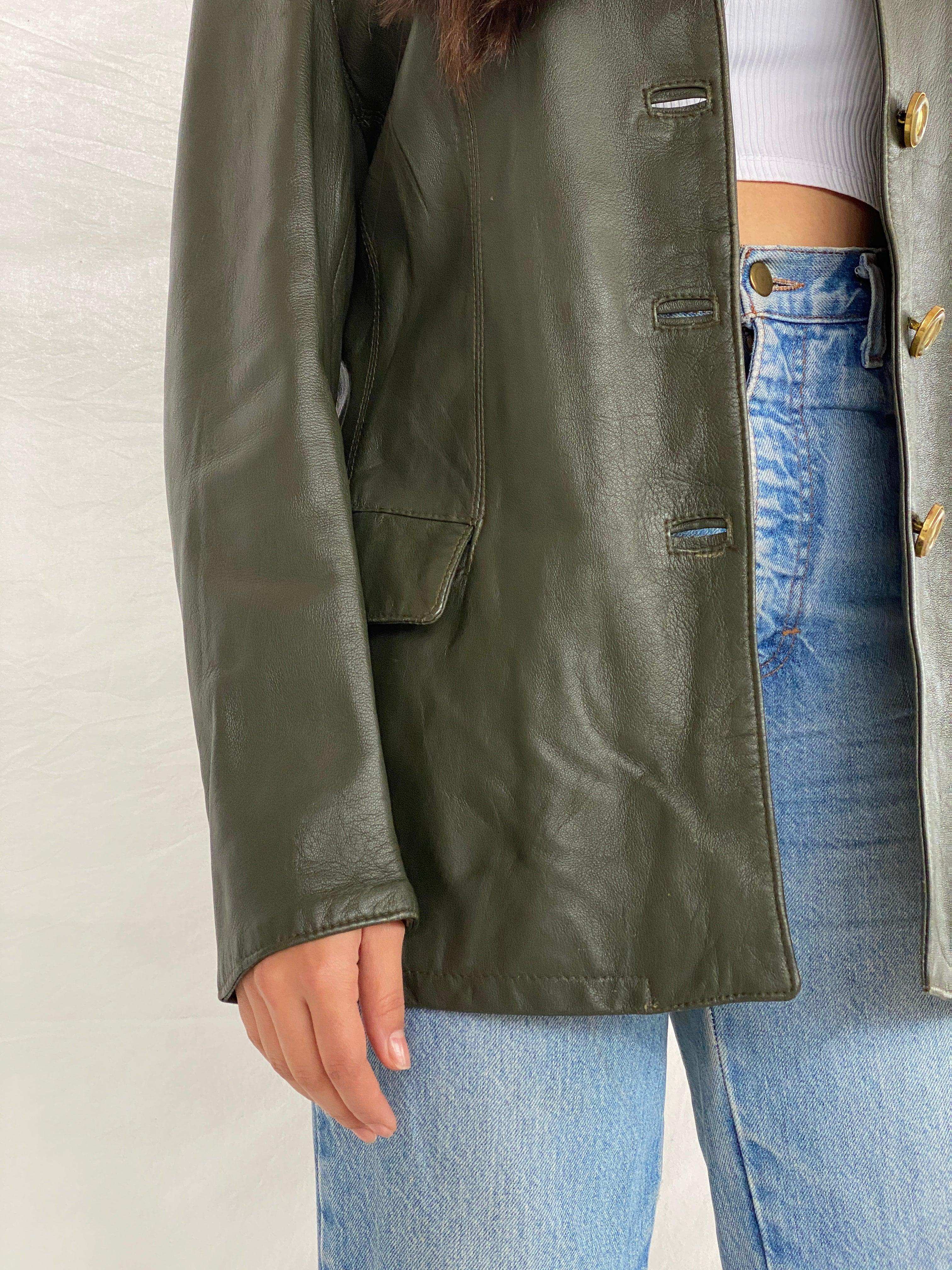 Vintage Guaranteed Original Genuine Leather Jacket - Balagan Vintage Leather Jacket 90s, Aseel, genuine leather, genuine leather jacket, leather jacket, NEW IN