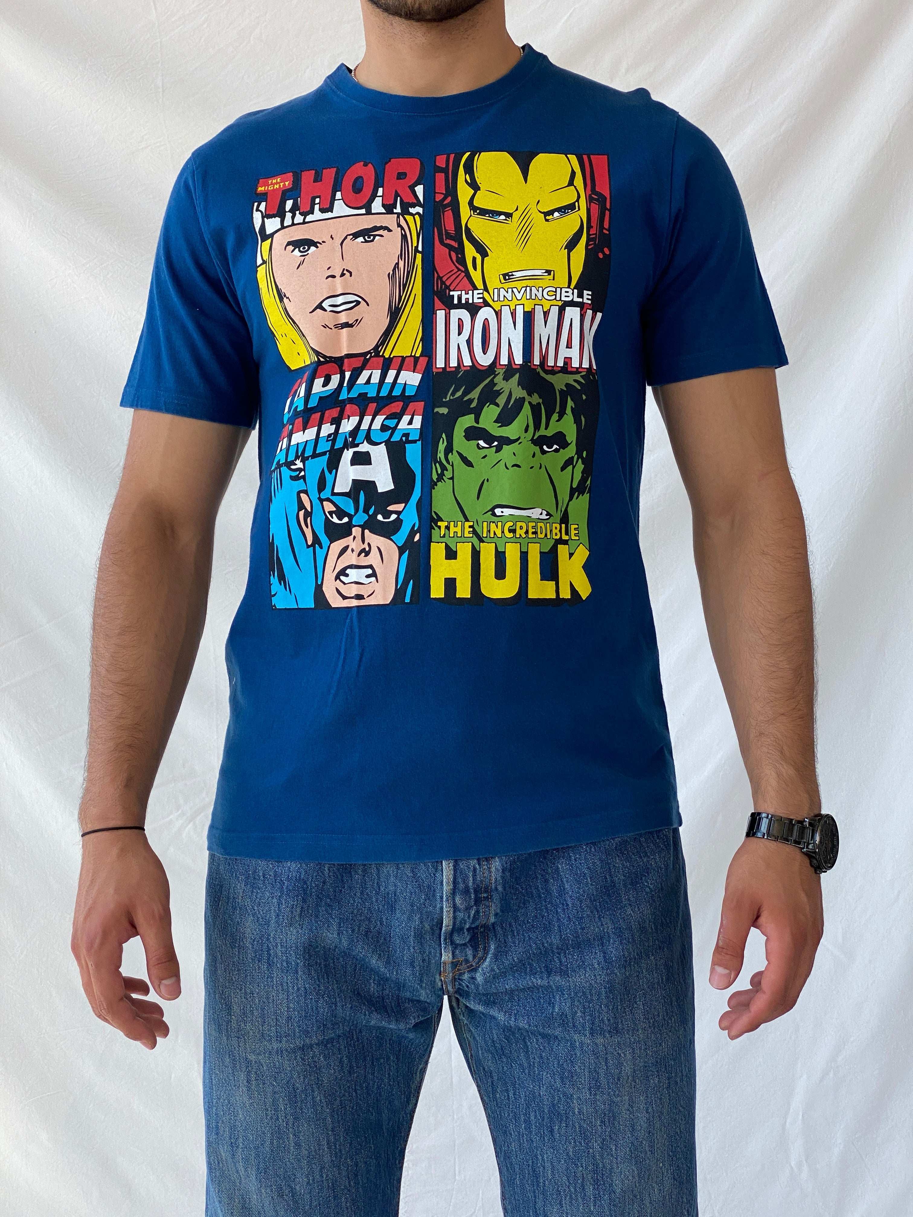 Marvel Comics Avengers Cotton Men’s T-Shirt - M