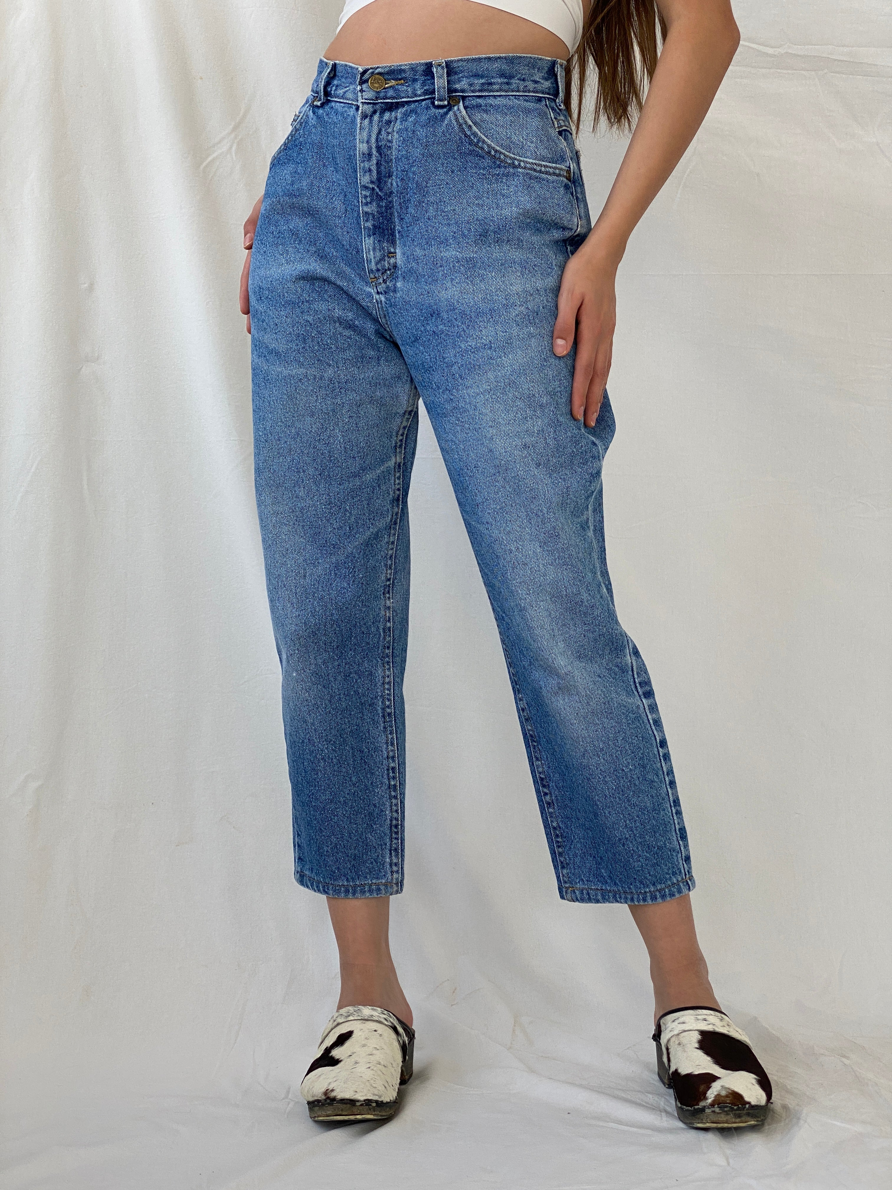 Vintage Lee Light Wash High Rise Jeans