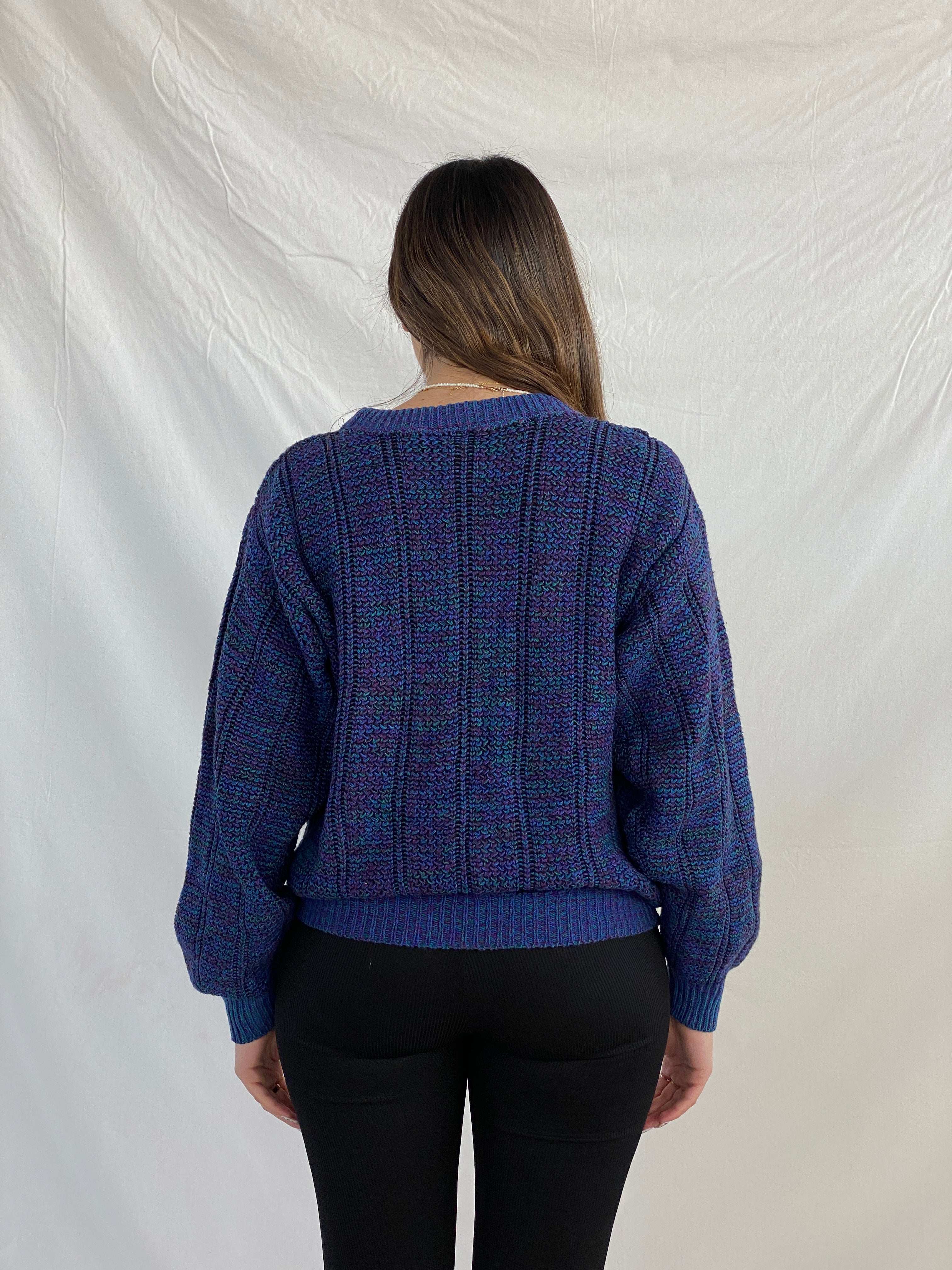 Vintage APPARATUS Knitted Sweater - Balagan Vintage Sweater 90s, Juana, knitted sweater, NEW IN, oversized sweater, printed sweater, sweater