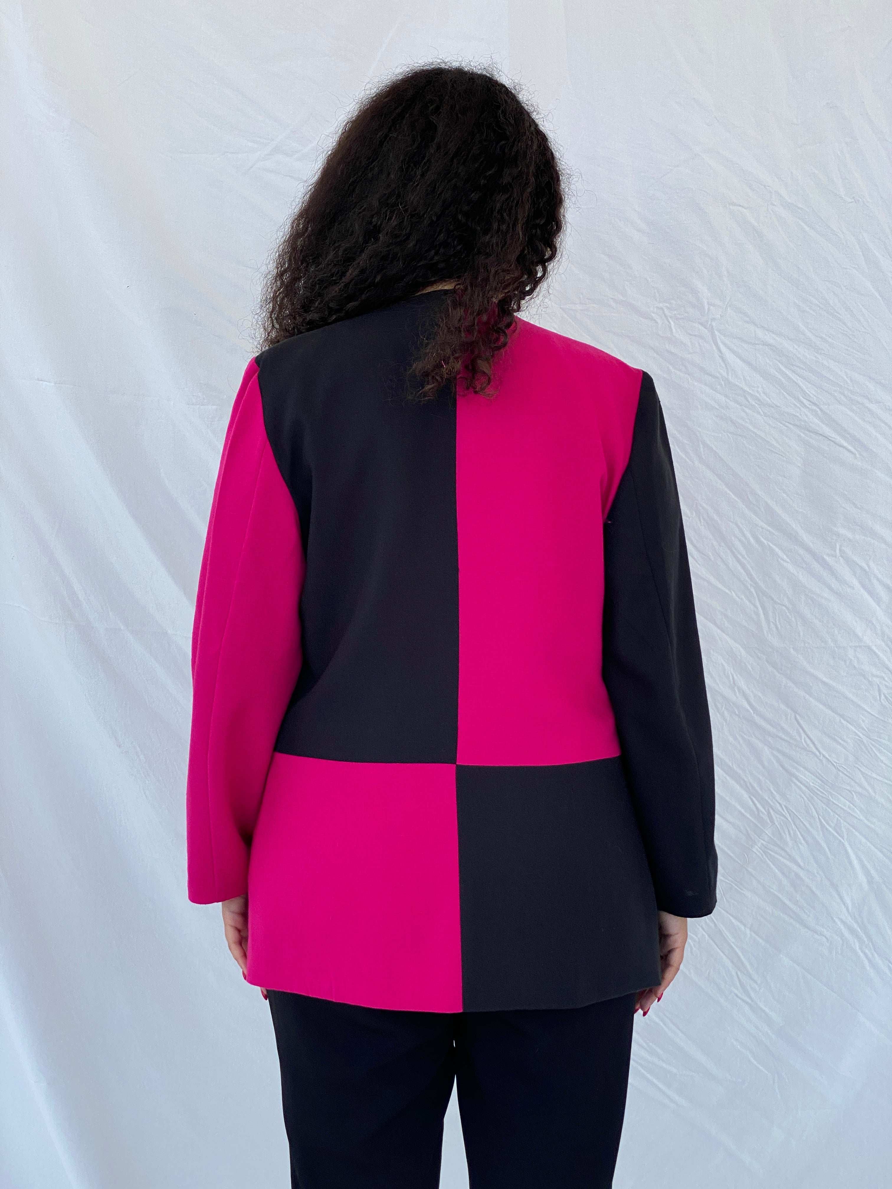 Vintage 70s Trevira Color Block Blazer - Size M - Balagan Vintage Blazer 80s, blazer, Dina, NEW IN, rare vintage, shorts