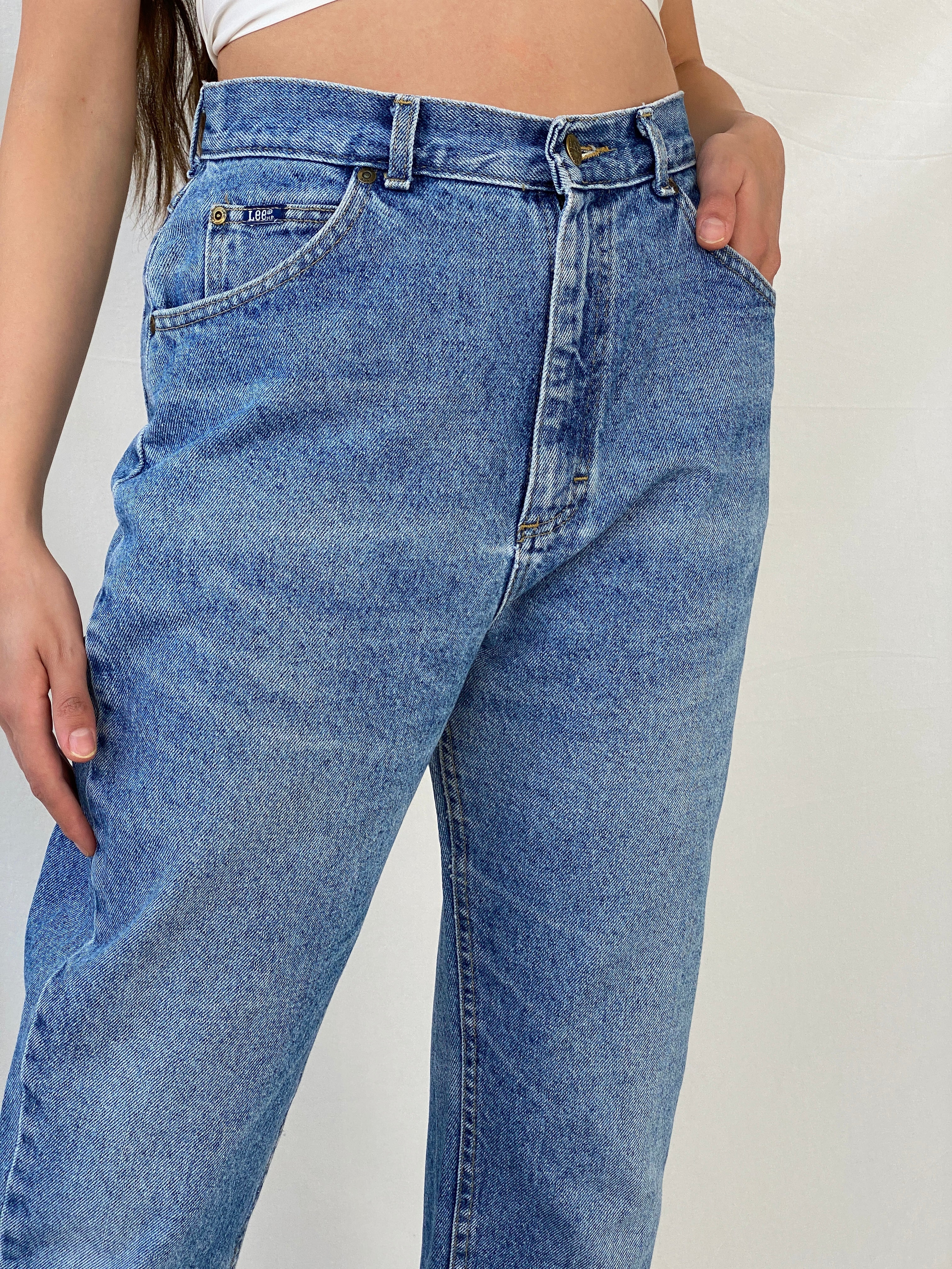 Vintage Lee Light Wash High Rise Jeans