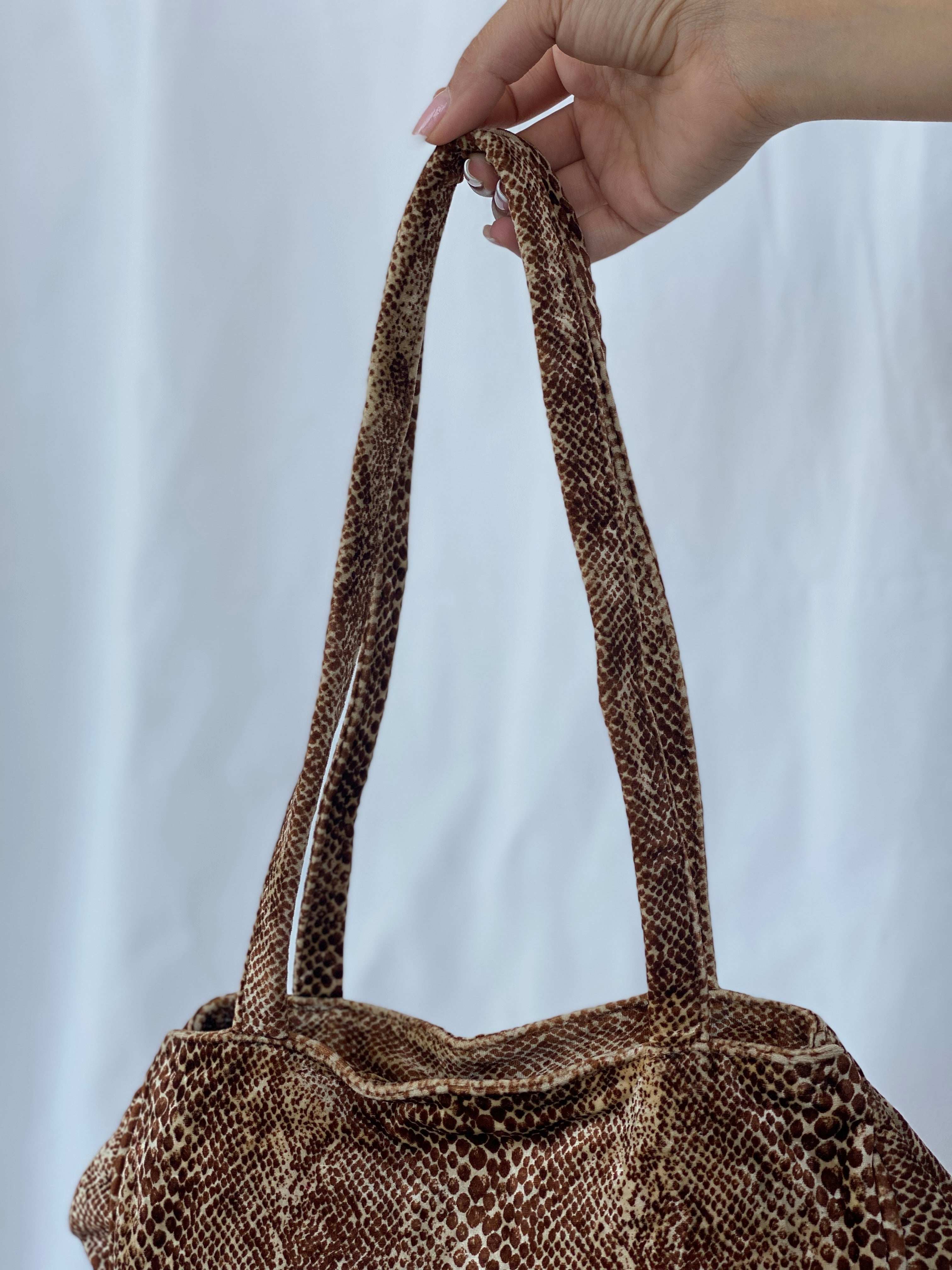 Rebeca Sanver Spain Snake Print Shoulder Bag - Balagan Vintage Shoulder Bag animal print, bag, handbag, NEW IN, shoulder bag