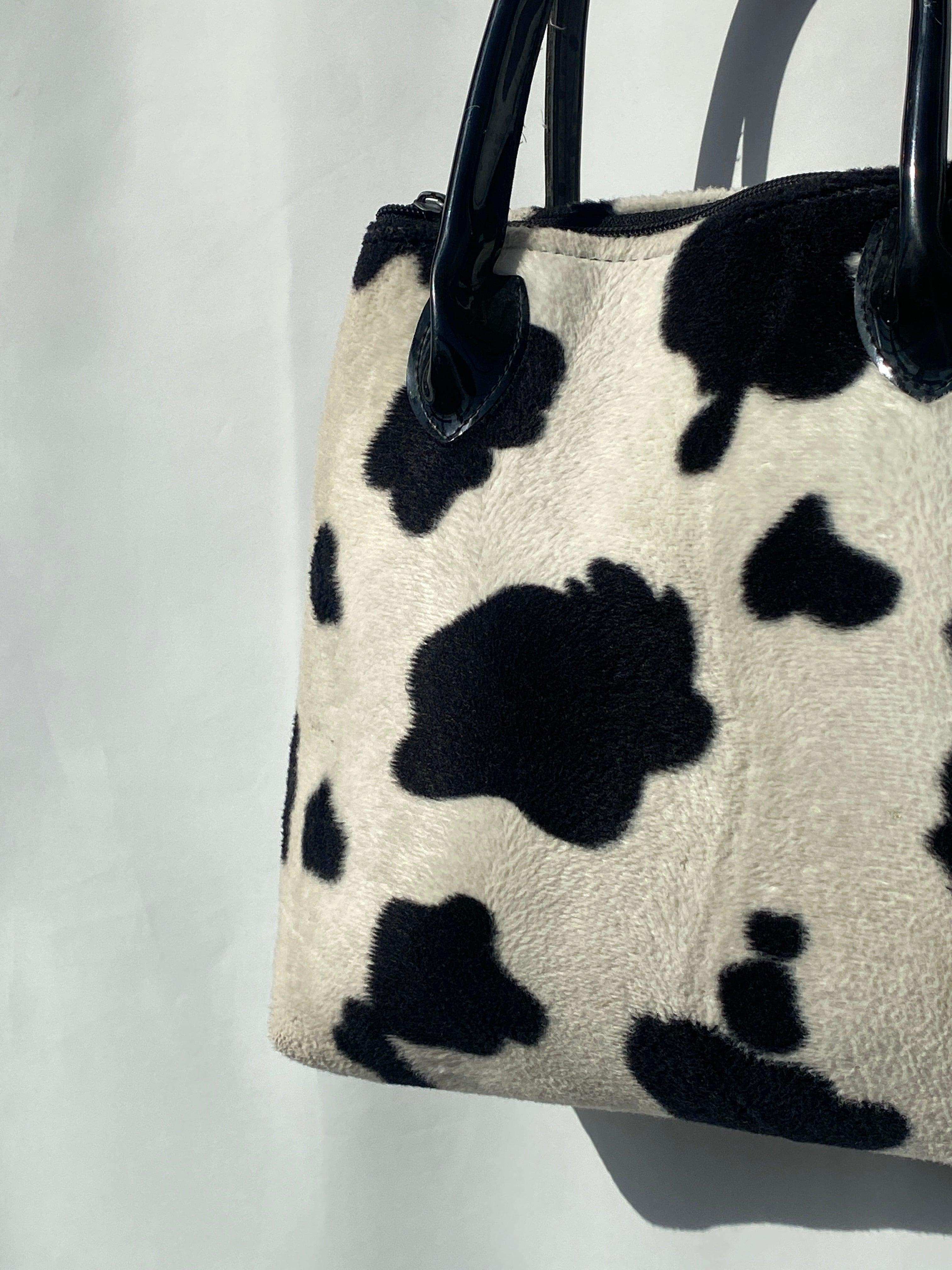 Vintage Y2K Cow Print Handbag