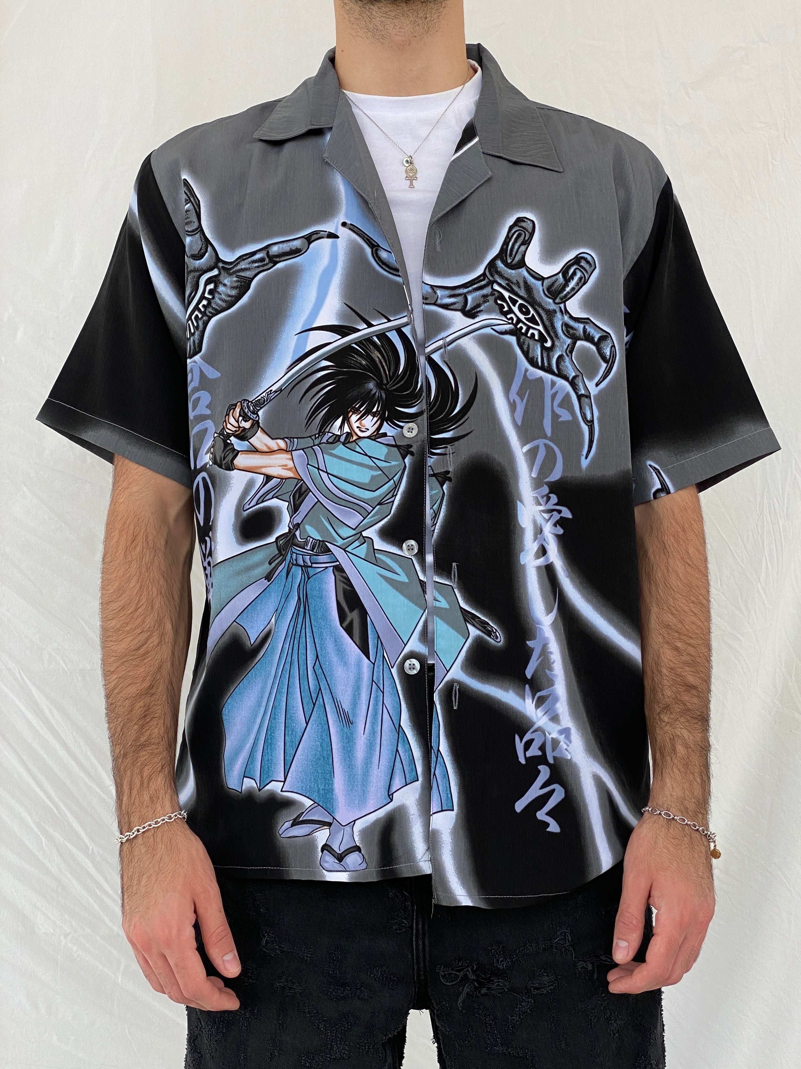 Vintage Y2K All Things Collection Anime Shirt Size M - Balagan Vintage Half Sleeve Shirt 00s, 90s, Anime, Awsam, half sleeve shirt, NEW IN, printed shirt