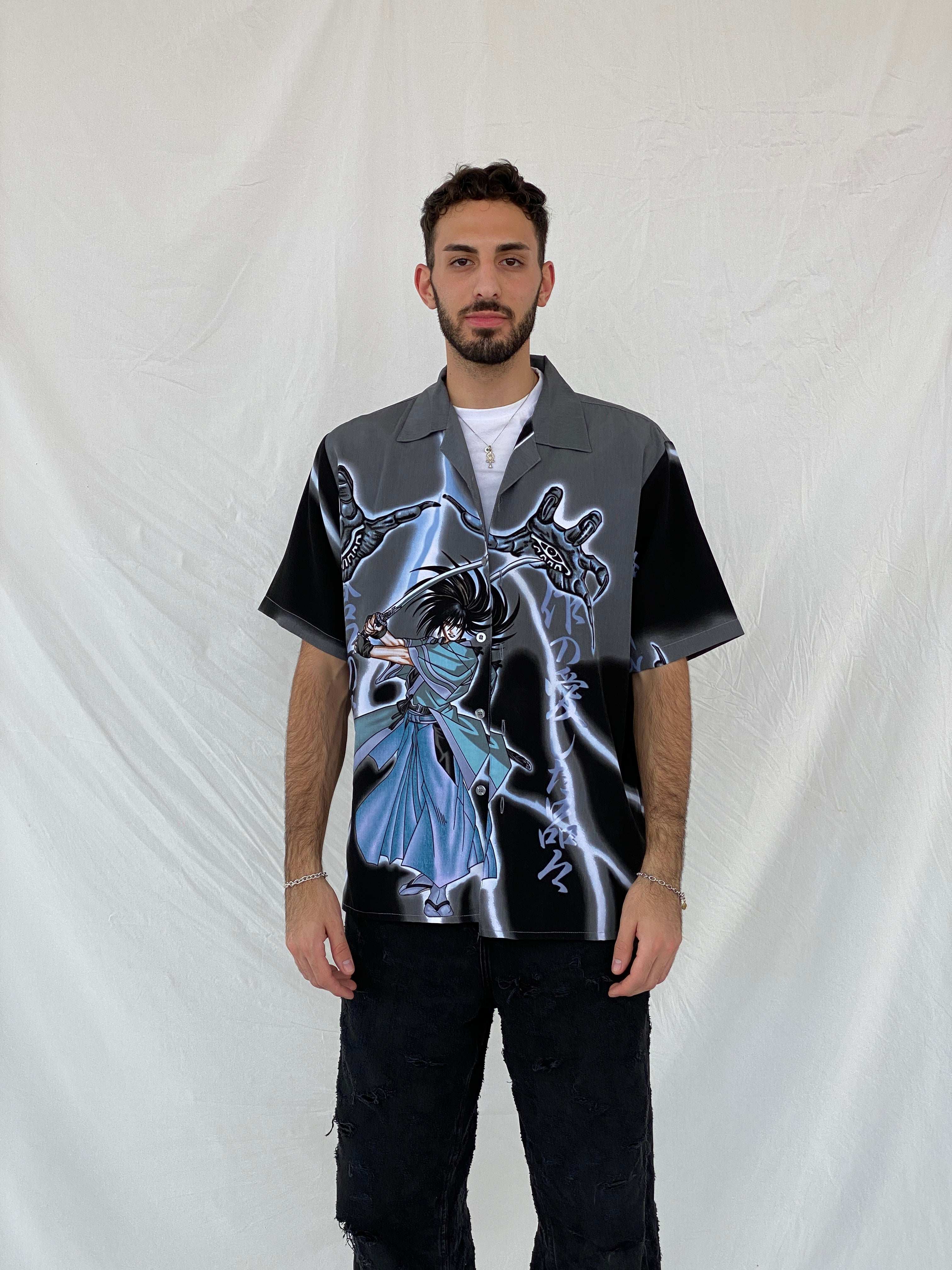 Vintage Y2K All Things Collection Anime Shirt Size M - Balagan Vintage Half Sleeve Shirt 00s, 90s, Anime, Awsam, half sleeve shirt, NEW IN, printed shirt