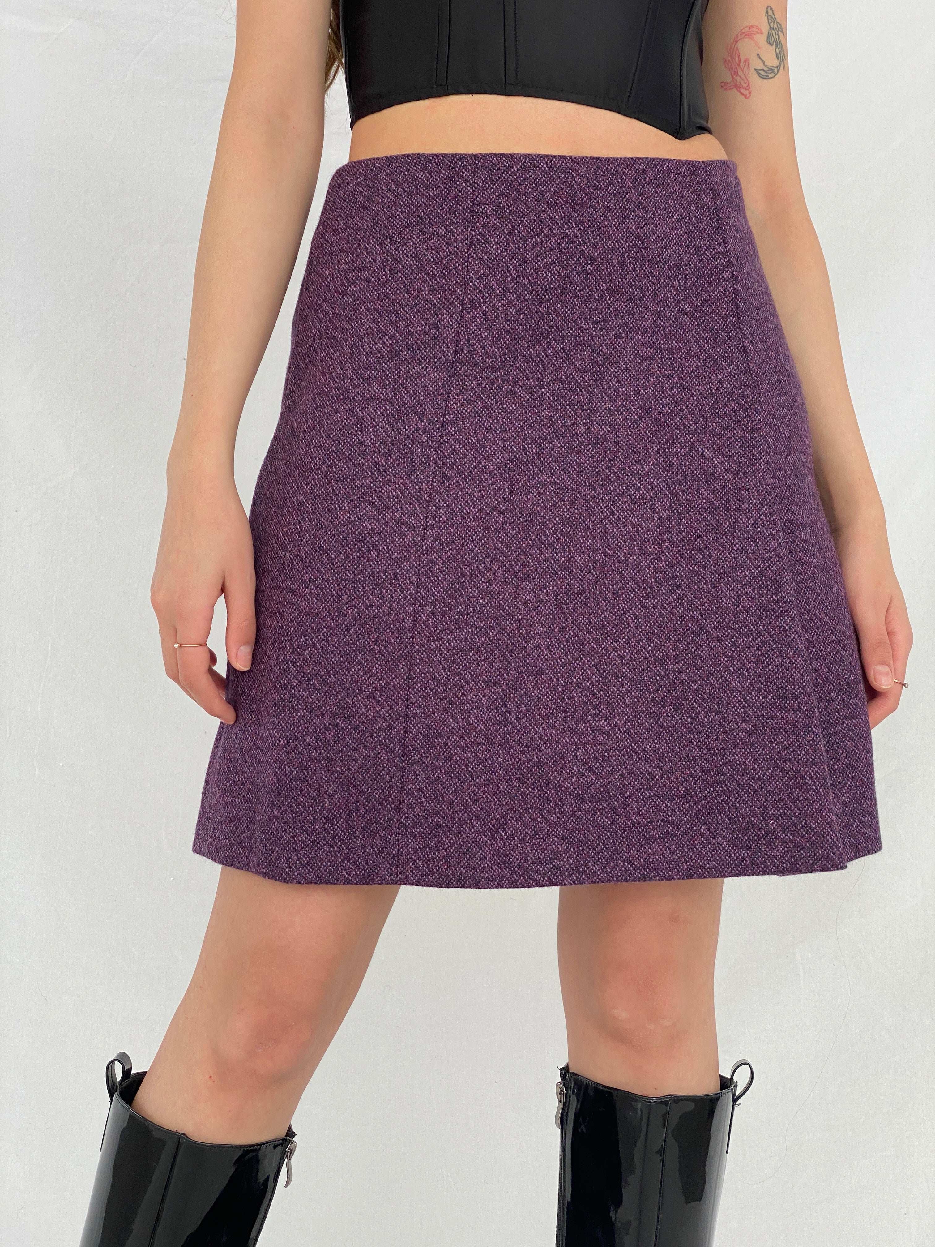 Vintage Marilyn Anselm Design For Hobbs Mini Skirt Size Medium - Balagan Vintage Mini Skirt 00s, 90s, mini skirt, Mira