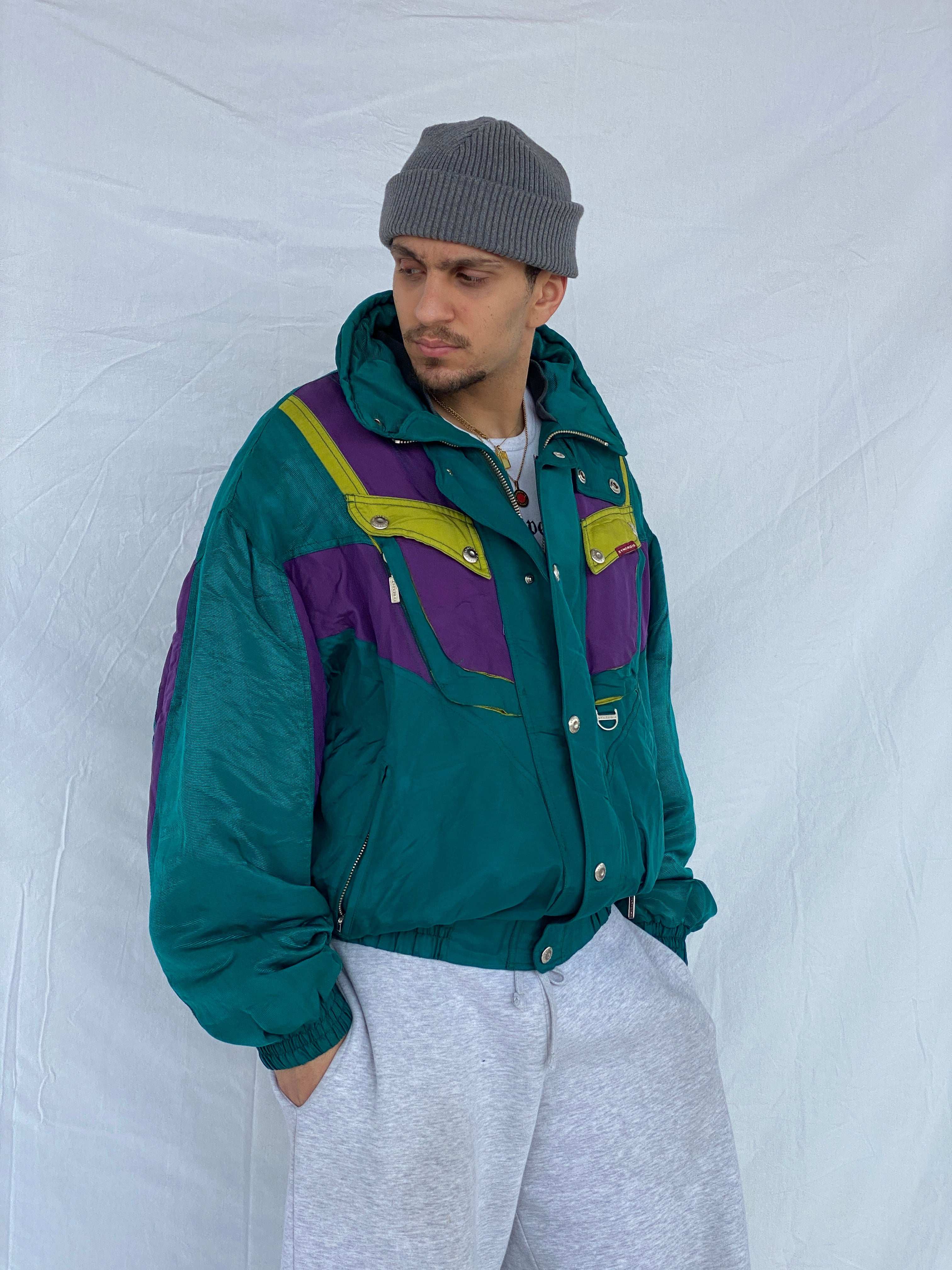 Vintage 80s Synergie Puffer Ski Jacket - Size XL - Balagan Vintage Ski Jacket 80s, 90s, Abdullah, ski jacket, winter