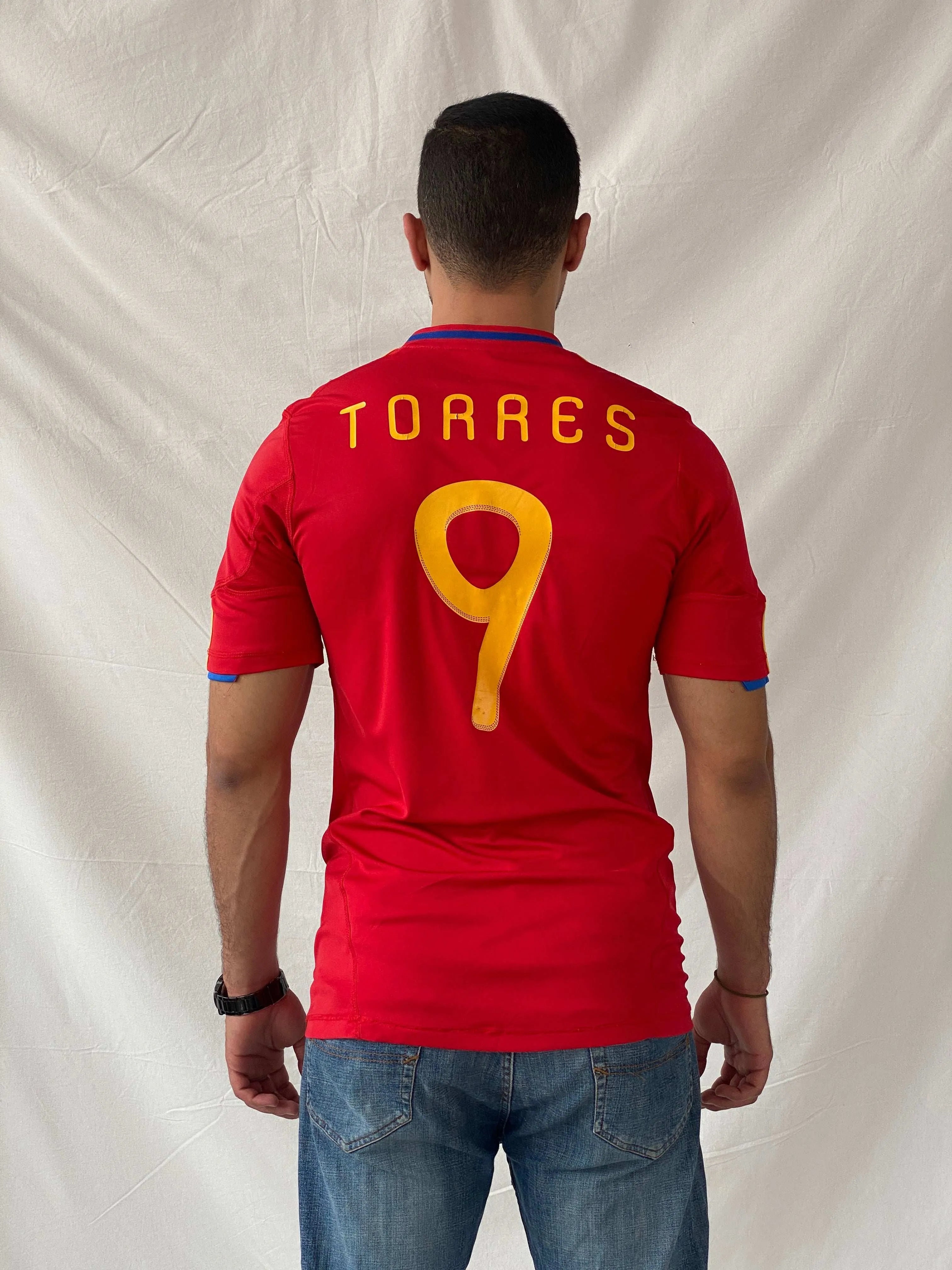 Adidas Spain 2010 World Cup Home Red Torres 9 Men’s Jersey - M - Balagan Vintage Half Sleeve Top 00s, adidas, consignment, Jersey, Joe, men top, Ramez