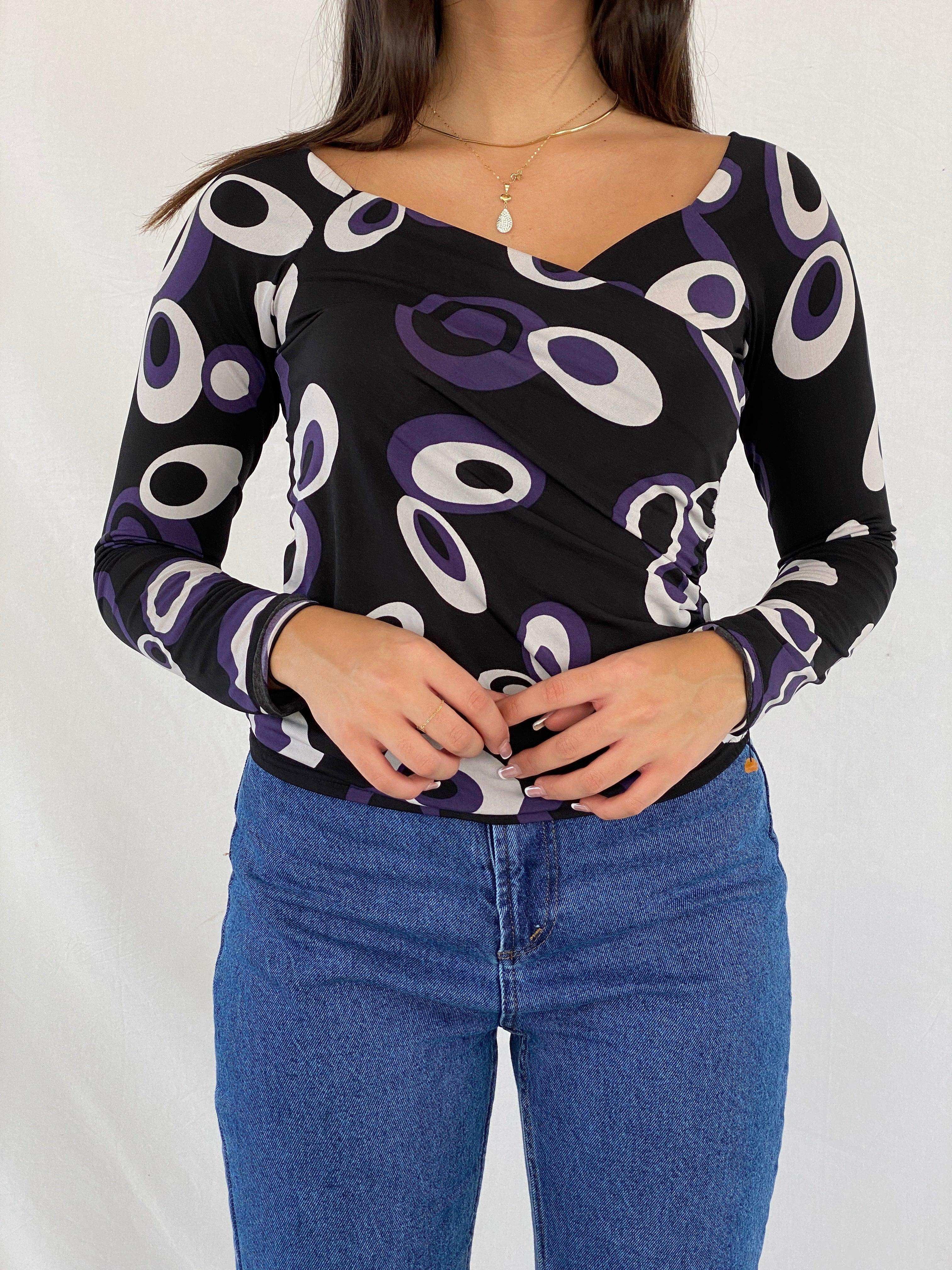 AKIRÈ Italy Top - Balagan Vintage Full Sleeve Top 00s, 90s, full sleeve top, Rama