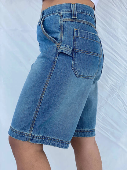 Authentic Jeans Wear Carpenter Style Denim Shorts Size L - Balagan Vintage Shorts 00s, 90s, denim, Dina, shorts