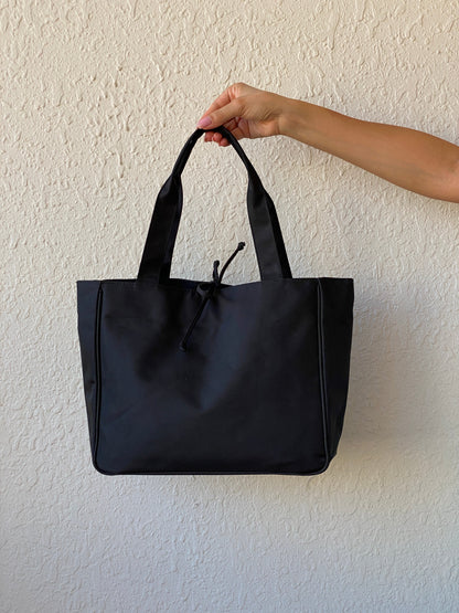 Calvin Klein Collection Shoulder Bag Black Canvas Laptop Tote Bag - Balagan Vintage Shoulder Bag 00s, 90s, bag, handbag, shoulder bag, Y2K, zebra, zebra print
