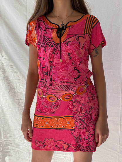 Class Roberto Cavalli Shirt Dress - Balagan Vintage Midi Dress 00s, 90s, dress, midi dress, Mira