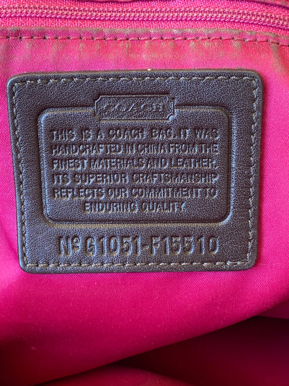 Coach Authentic Ashley Signature Sateen Brown G1051-F15510 Satchel Bag - Balagan Vintage Shoulder Bag 00s, 90s, bag, NEW IN, shoulder bag, Y2K