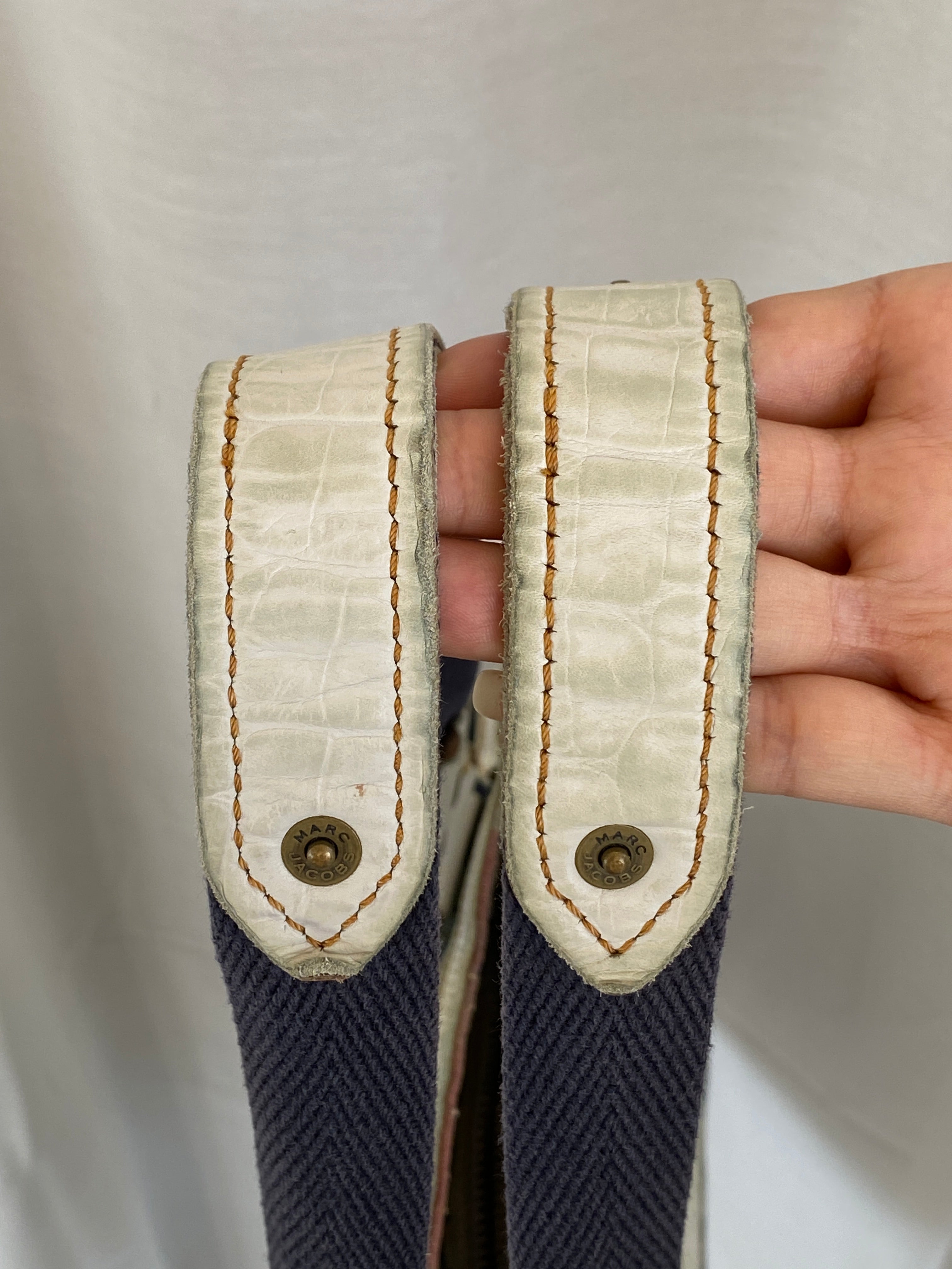 Dead Stock Vintage Marc Jacob‘s Denim Print Handbag With Tags - Balagan Vintage Handbags 00s, 90s, bag, consignment, NEW IN, Rand, shoulder bag, Y2K
