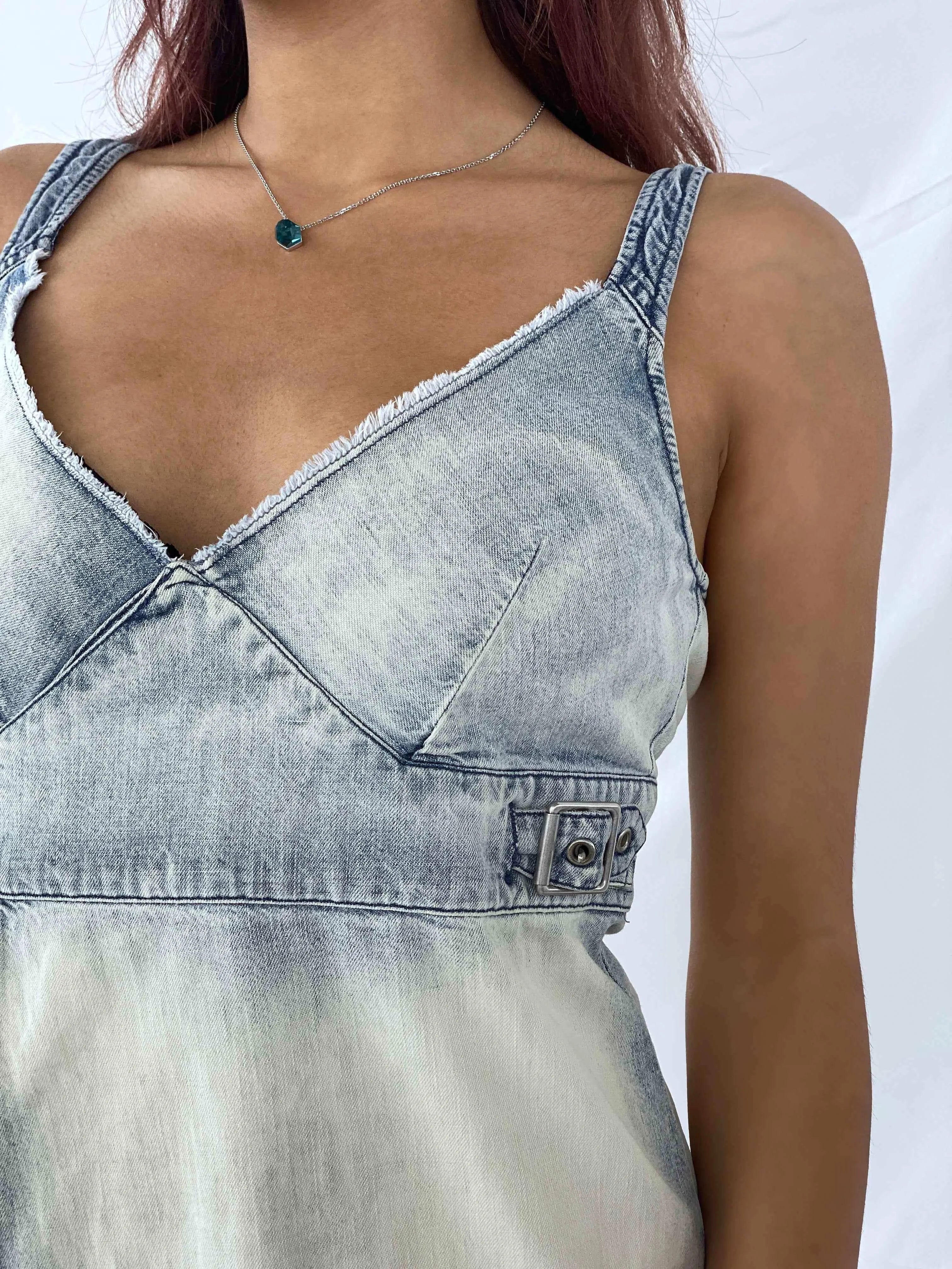Diesel Denim Dress - Balagan Vintage Denim Dress 00s, 90s, Deals, denim, denim dress, midi dress, Taima
