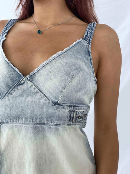 Diesel Denim Dress - Balagan Vintage Denim Dress 00s, 90s, Deals, denim, denim dress, midi dress, Taima