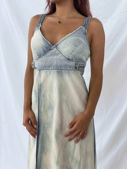 Diesel Denim Dress - Balagan Vintage Denim Dress 00s, 90s, Deals, denim, denim dress, midi dress, Taima