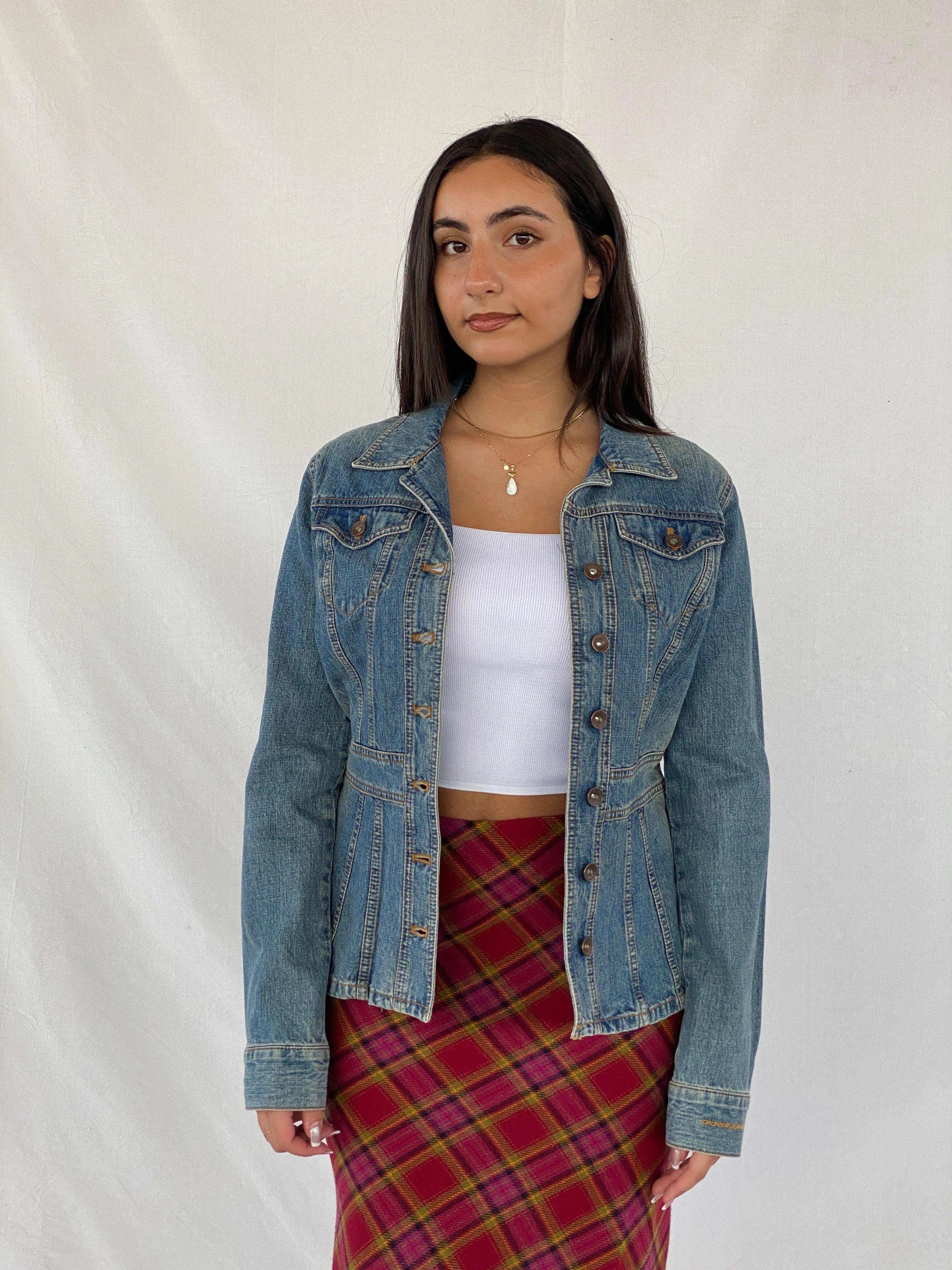 DKNY JEANS Light Denim Jacket - Balagan Vintage Denim Jacket 00s, 90s, Coats&Jackets, denim, denim jacket, Rama, Women's Denim Jackets