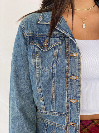 DKNY JEANS Light Denim Jacket - Balagan Vintage Denim Jacket 00s, 90s, Coats&Jackets, denim, denim jacket, Rama, Women's Denim Jackets