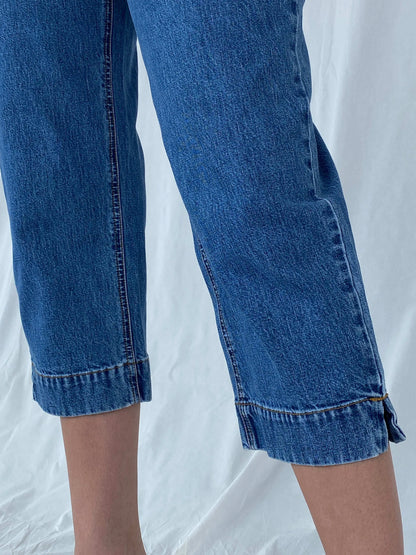 Eddie Bauer Denim Capris Pants - Size 36EUR - Balagan Vintage Capris Capris, denim, jeans, Juana, women jeans, women top