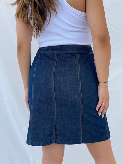Gap Knee Length Denim Skirt - S - Balagan Vintage Midi Skirt 00s, denim, denim skirt, Lana, midi skirt, summer