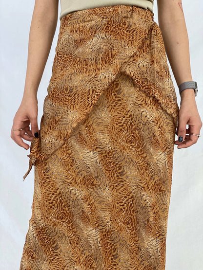Gorgeous Y2K Promod Maxi Layered Skirt - Size Medium - Balagan Vintage Maxi Skirt 00s, Deals, maxi skirt, Mira, skirt