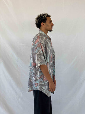 Vintage Ruok Silk Shirt - Balagan Vintage