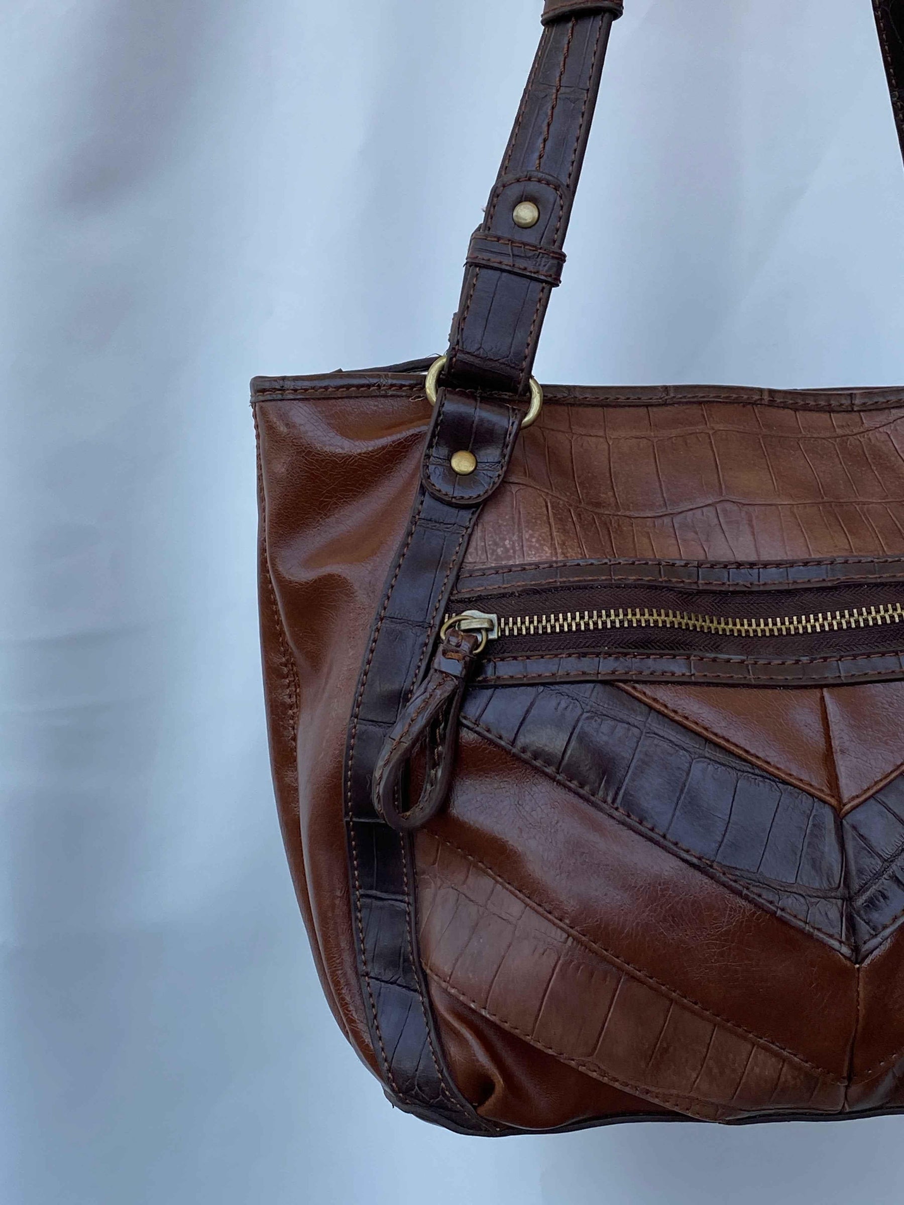 Vintage Handmade Leather Bag - Balagan Vintage