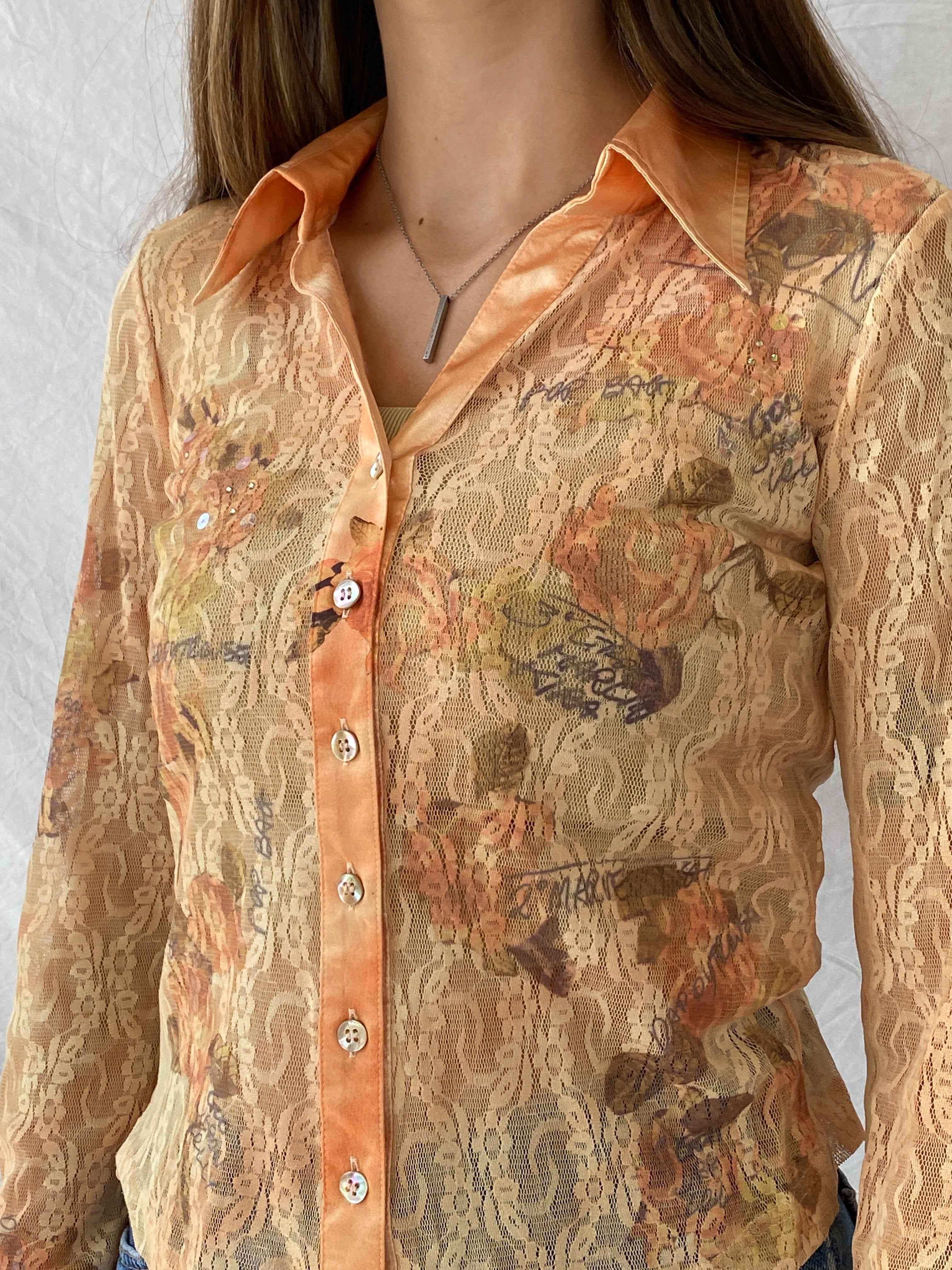 Vintage Y2K Biba Shirt - Balagan Vintage Full Sleeve Shirt 00s, 90s, full sleeve shirt, Mira