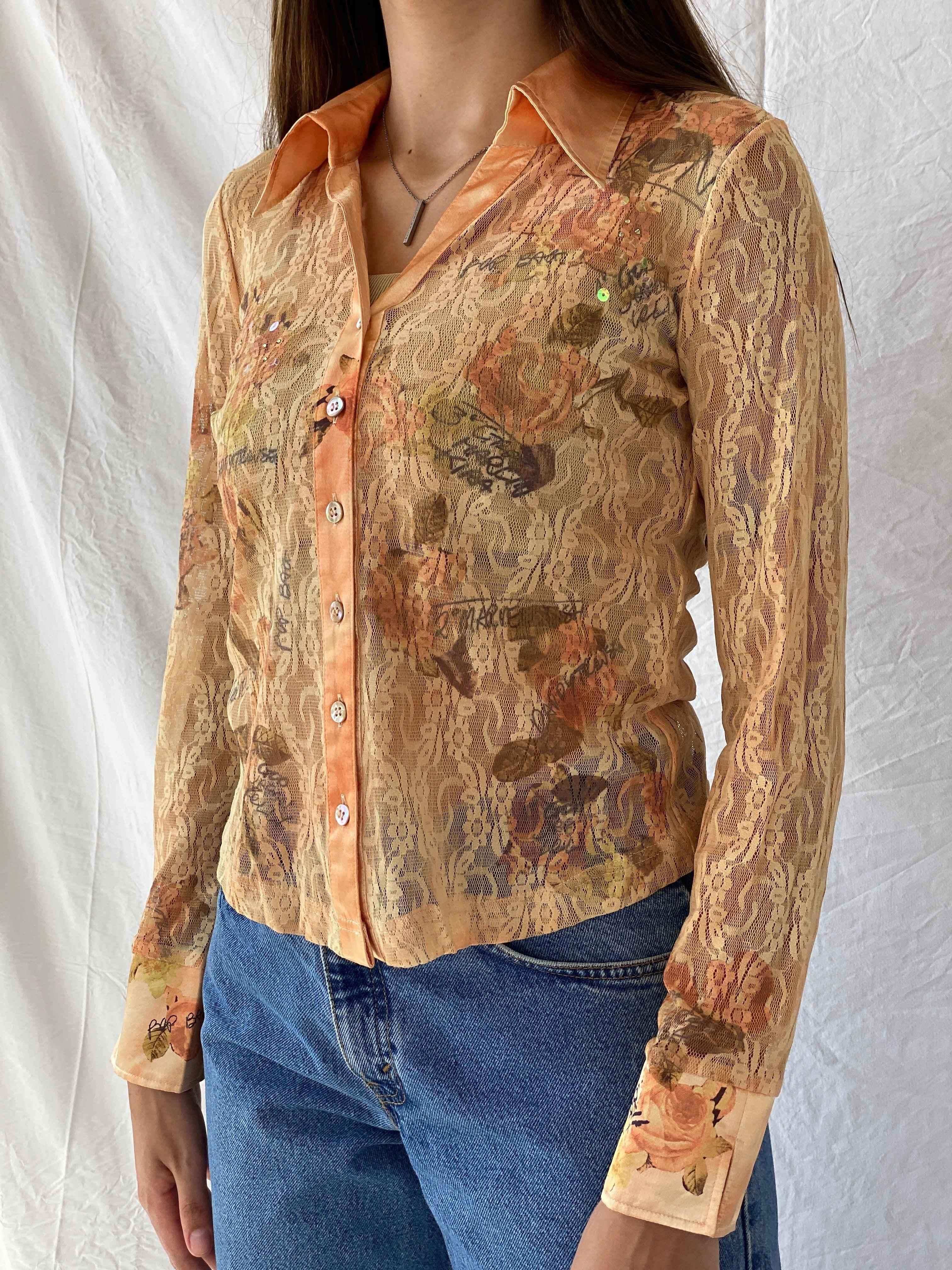 Vintage Y2K Biba Shirt - Balagan Vintage Full Sleeve Shirt 00s, 90s, full sleeve shirt, Mira