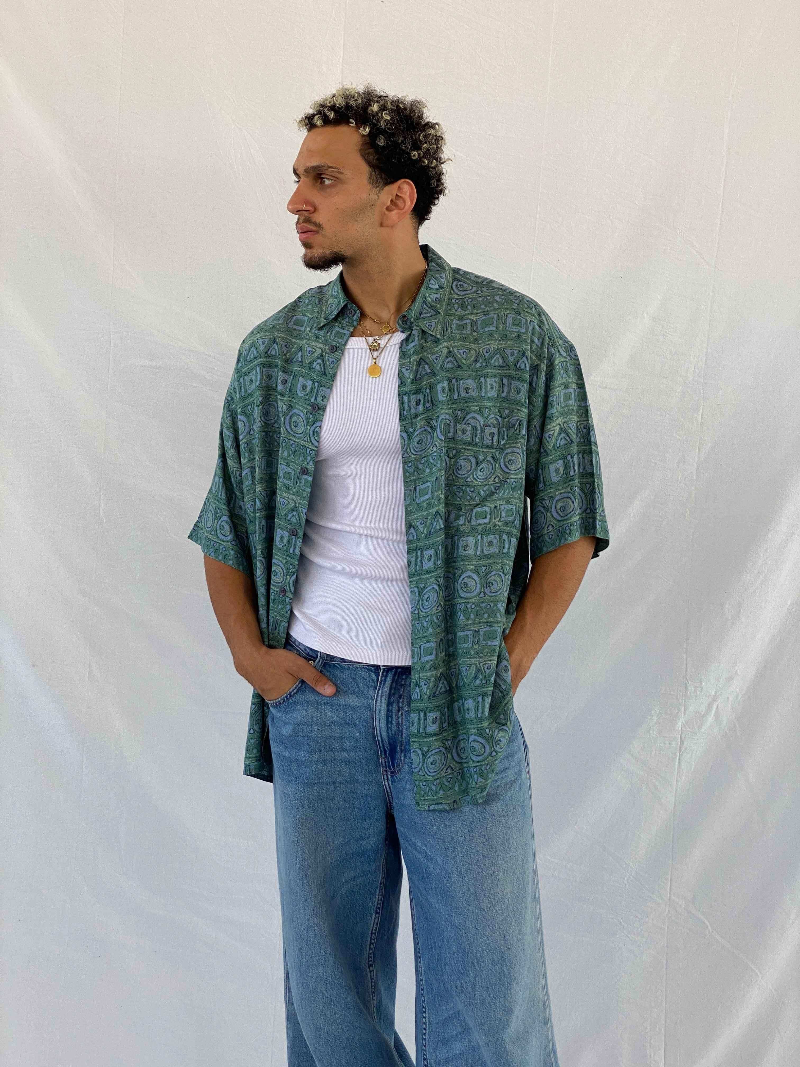 Marks & Spencer Shirt - Balagan Vintage Half Sleeve Shirt 00s, 90s, Abdullah, half sleeve shirt, men, NEW IN