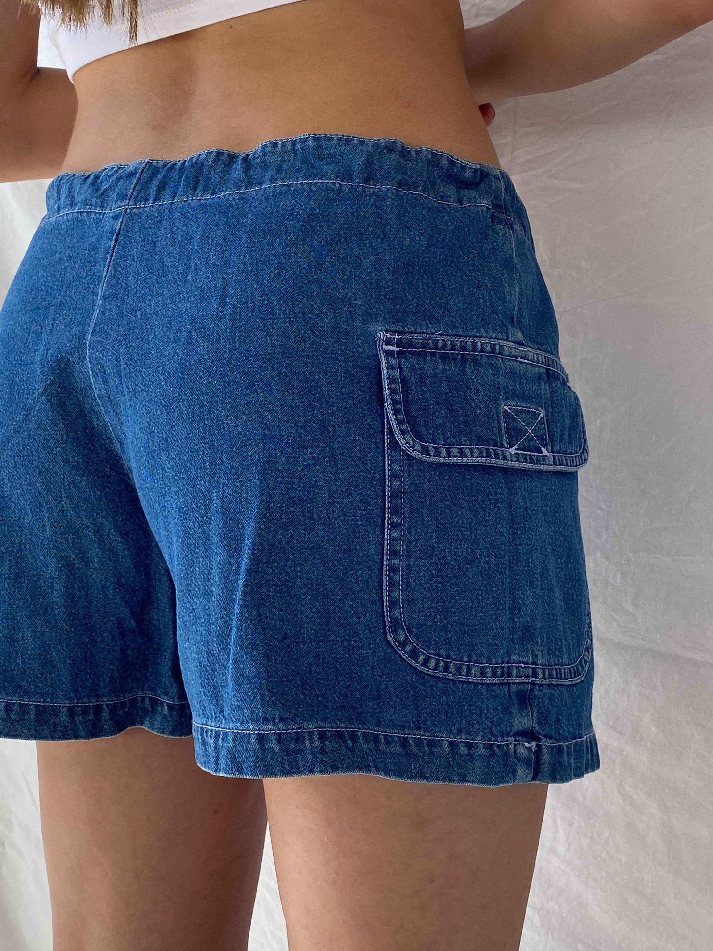 Y2K Andrew‘s Blues Shorts - Balagan Vintage Shorts 00s, 90s, Mira