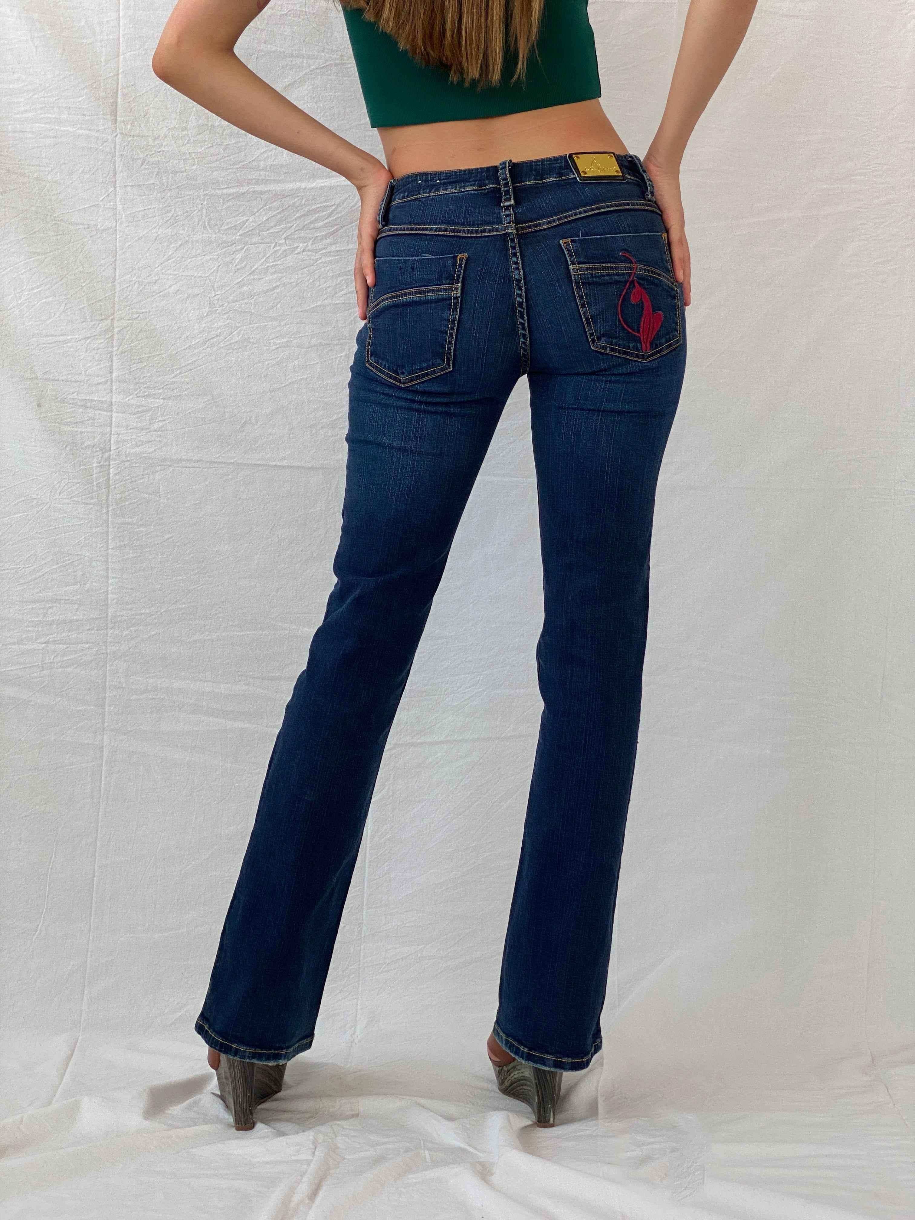 Y2K Baby Phat Low Rise Jeans - Balagan Vintage Jeans 00s, 90s, baby phat, jeans, low rise, low rise jeans, Mira
