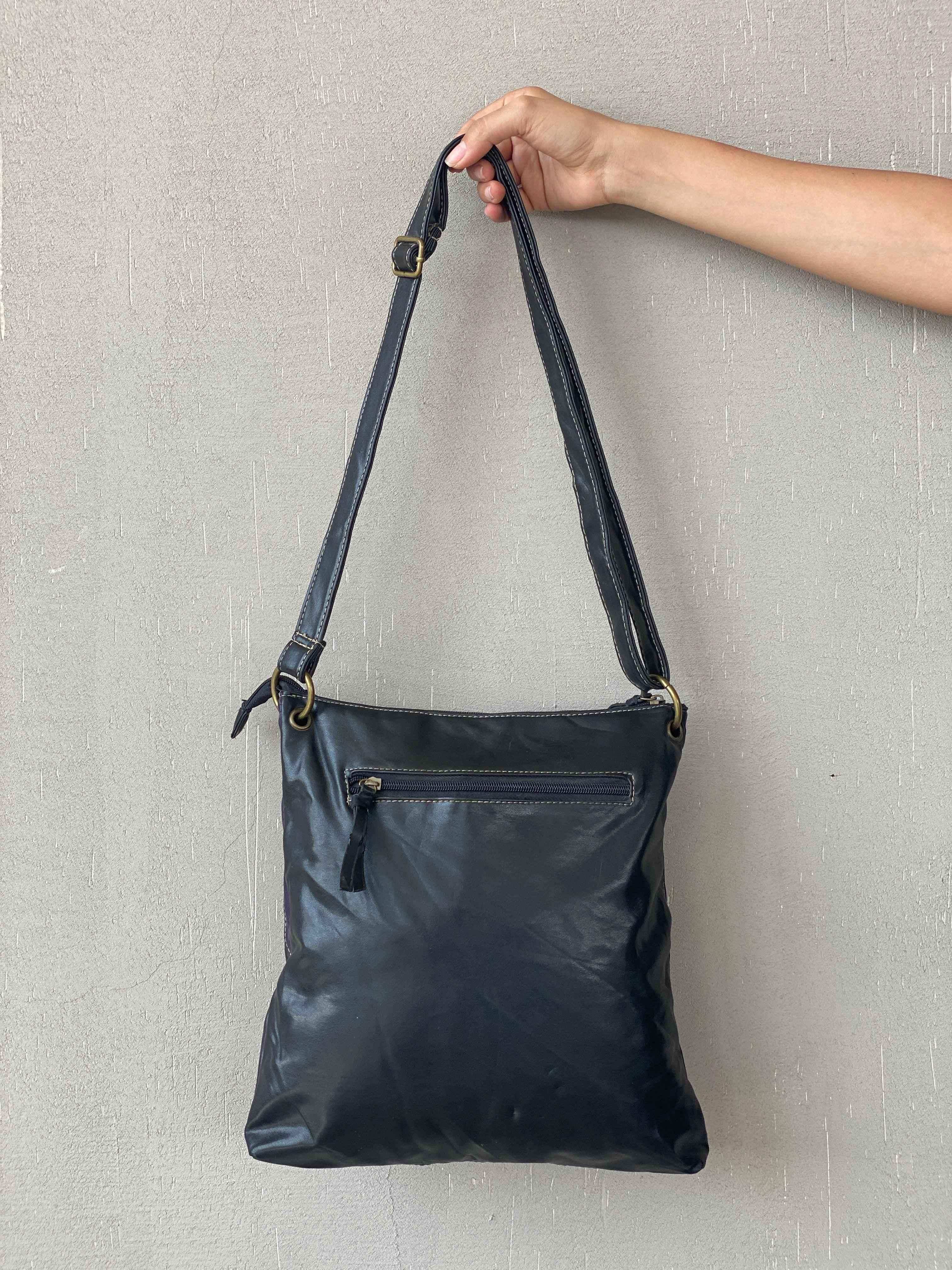 Vintage Leather Patchwork Tote Bag - Balagan Vintage Tote Bag bag, Nine West, shoulder bag