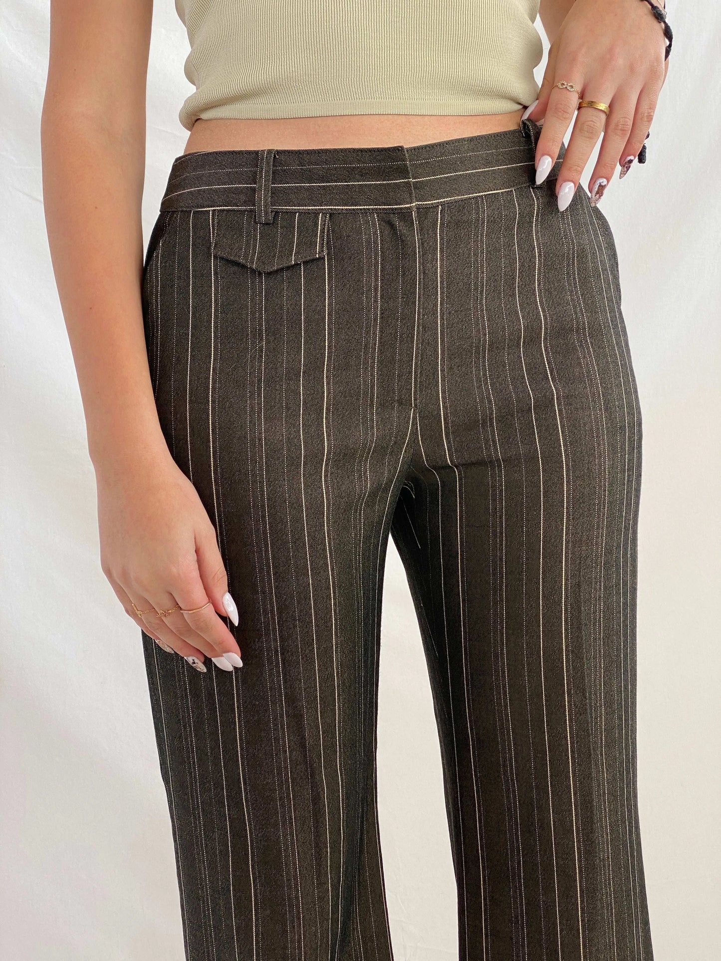 IPEKYOL Office Striped Pants - Balagan Vintage Pants 00s, Juana, pants, striped pants, women pants
