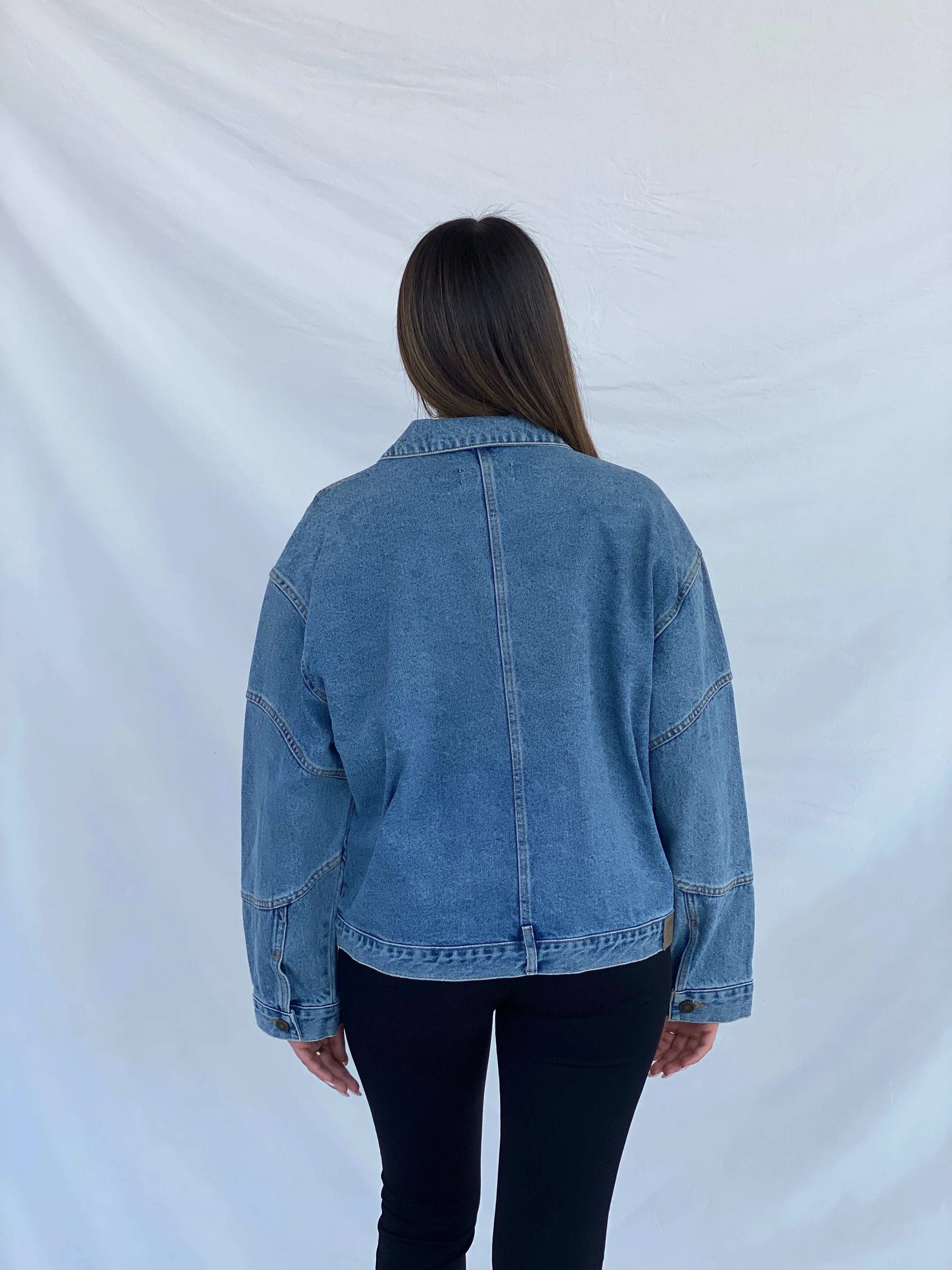 Jeans By Stylenanda Denim Jacket - Size M/L - Balagan Vintage Denim Jacket 00s, denim jacket, Juana
