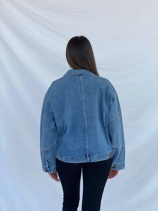 Jeans By Stylenanda Denim Jacket - Size M/L - Balagan Vintage Denim Jacket 00s, denim jacket, Juana