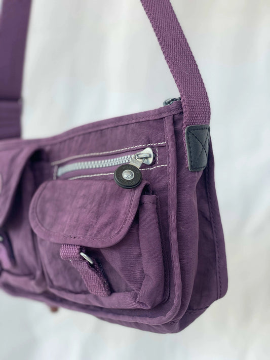 Kipling Purple Crossbody Bag - Balagan Vintage Cross Body Bag bag, shoulder bag