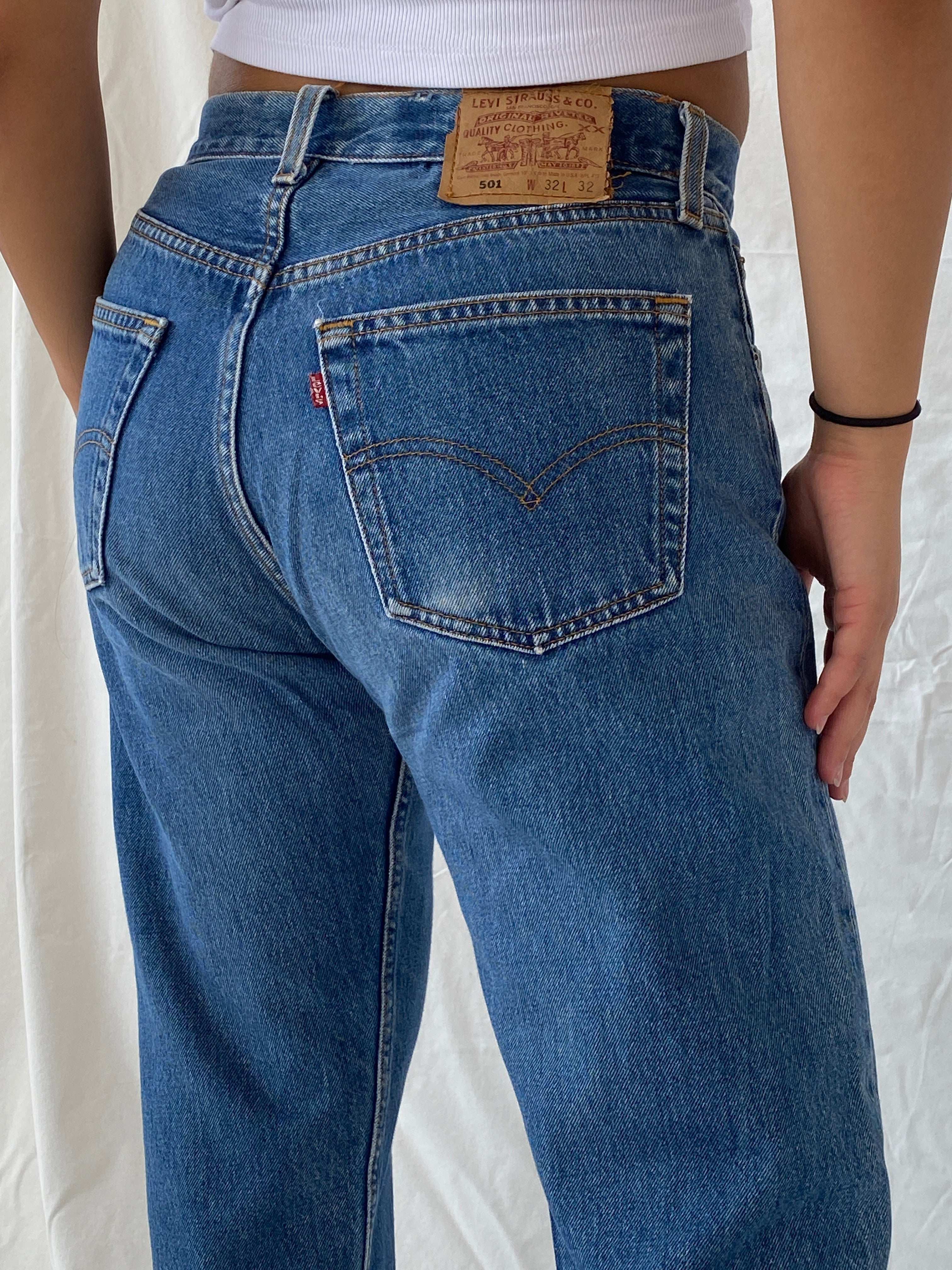 Levi's 501 Cut Womens Jeans - Balagan Vintage Jeans 00s, denim, jeans, Lana, levis, levis jeans