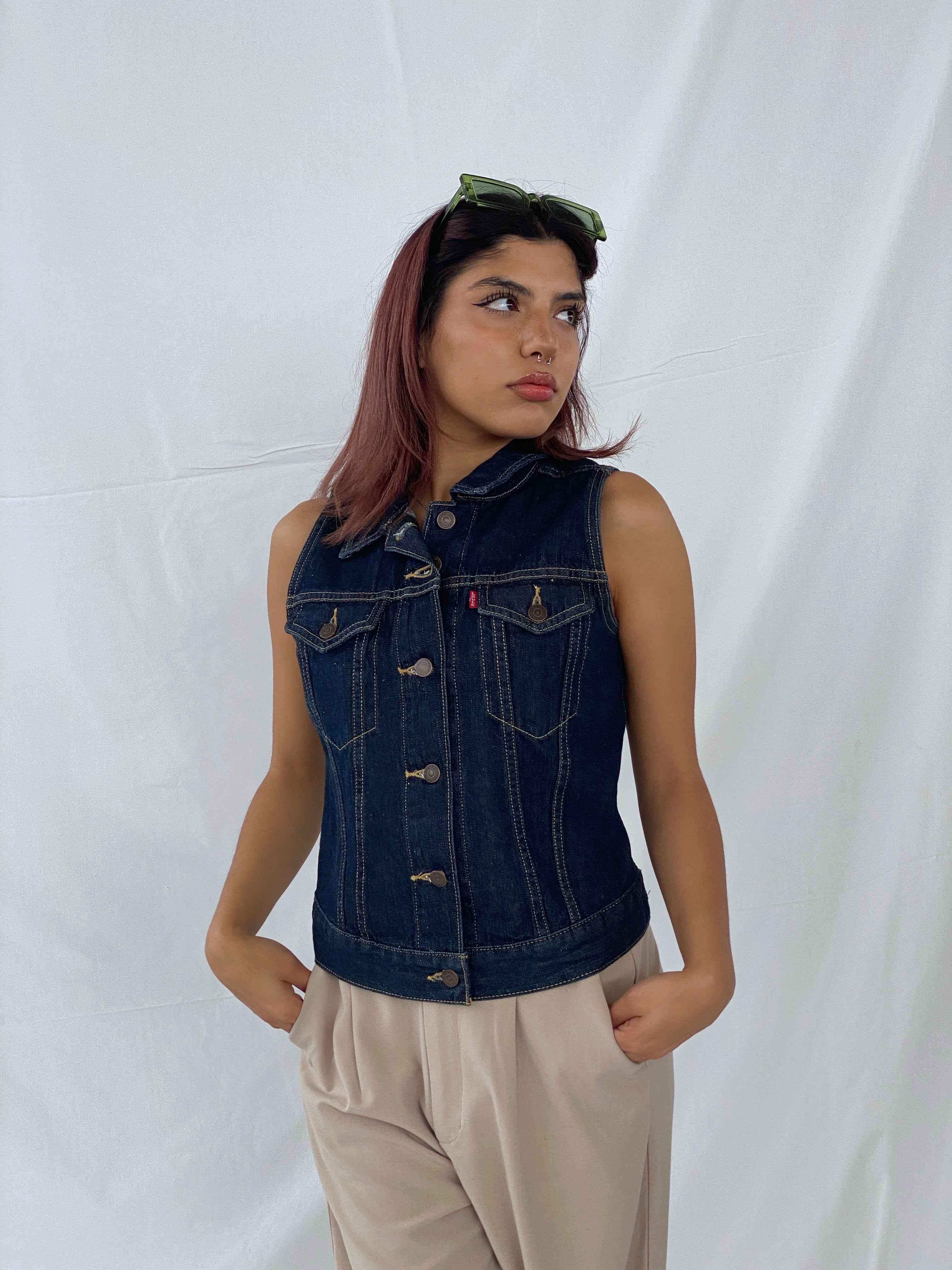 Levi’s Denim Vest - Balagan Vintage Denim Vest 00s, 90s, denim, denim vest, levis, Taima