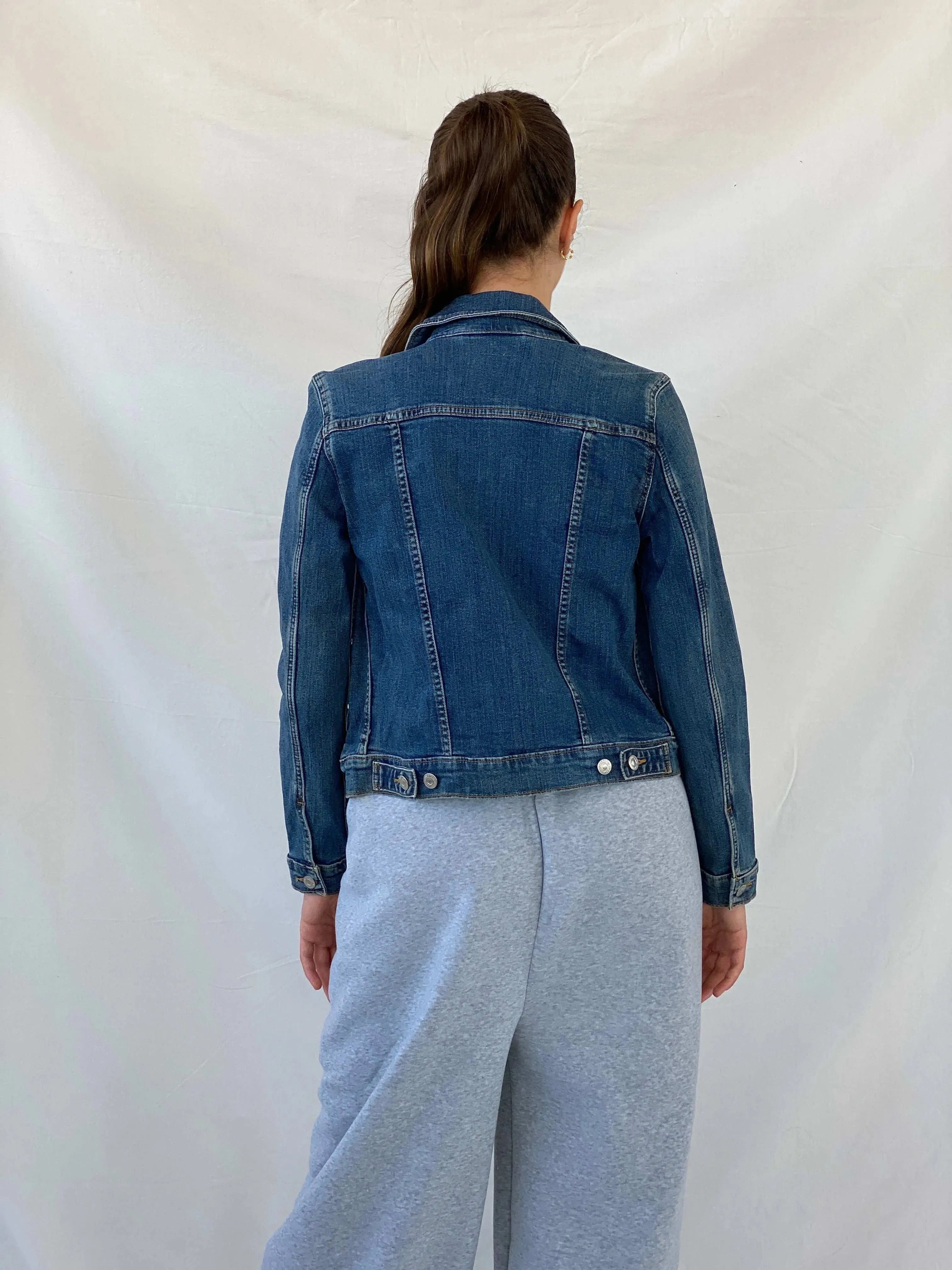 Levi’s Women’s Fitted Denim Jacket - S - Balagan Vintage Denim Jacket 00s, Coats&Jackets, denim, denim jacket, levis, levis jeans, Mira, Women's Denim Jackets