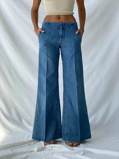 Miss Sixty Basic Italy Hinda Cut Flare Jeans - 34EUR - Balagan Vintage Jeans 00s, denim, flare, flare jeans, jeans, Miss Sixty, Tojan