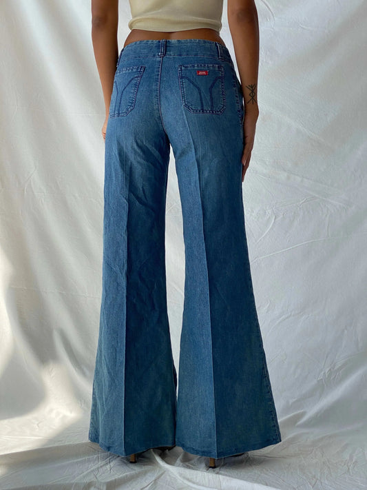 Miss Sixty Basic Italy Hinda Cut Flare Jeans - 34EUR - Balagan Vintage Jeans 00s, denim, flare, flare jeans, jeans, Miss Sixty, Tojan