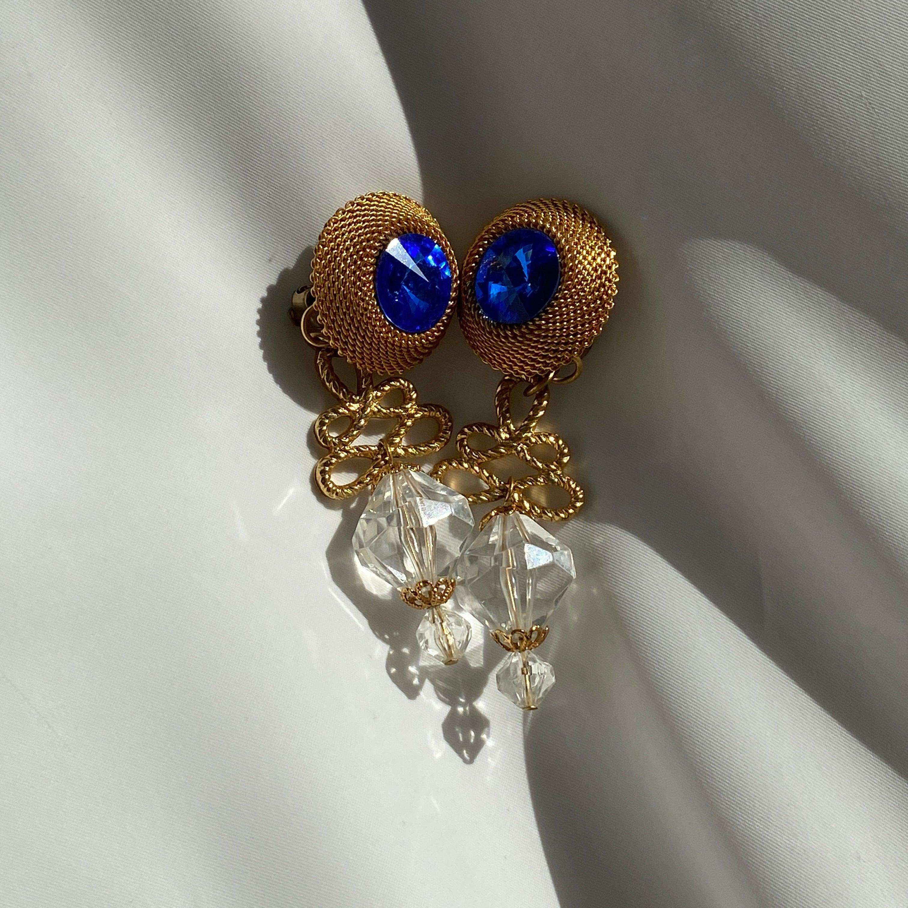 Most Elegant 90s Clip Back Party Earrings - Balagan Vintage Earrings 90s, Earrings