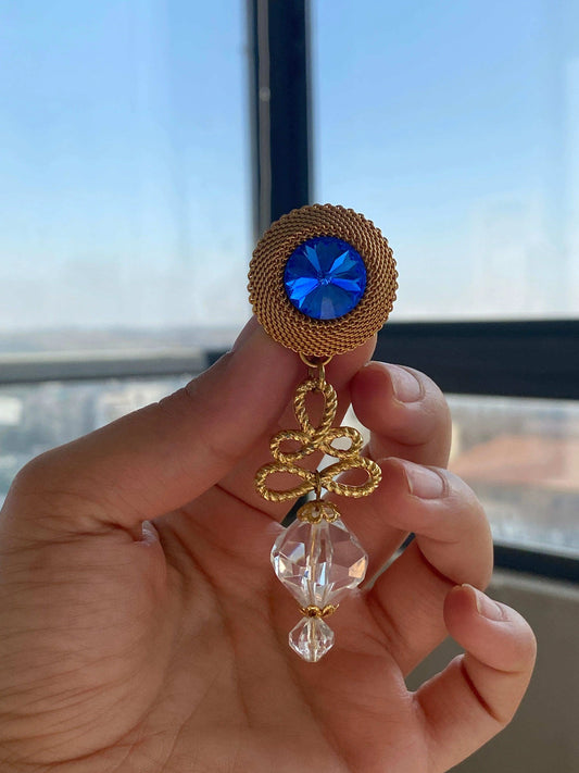 Most Elegant 90s Clip Back Party Earrings - Balagan Vintage Earrings 90s