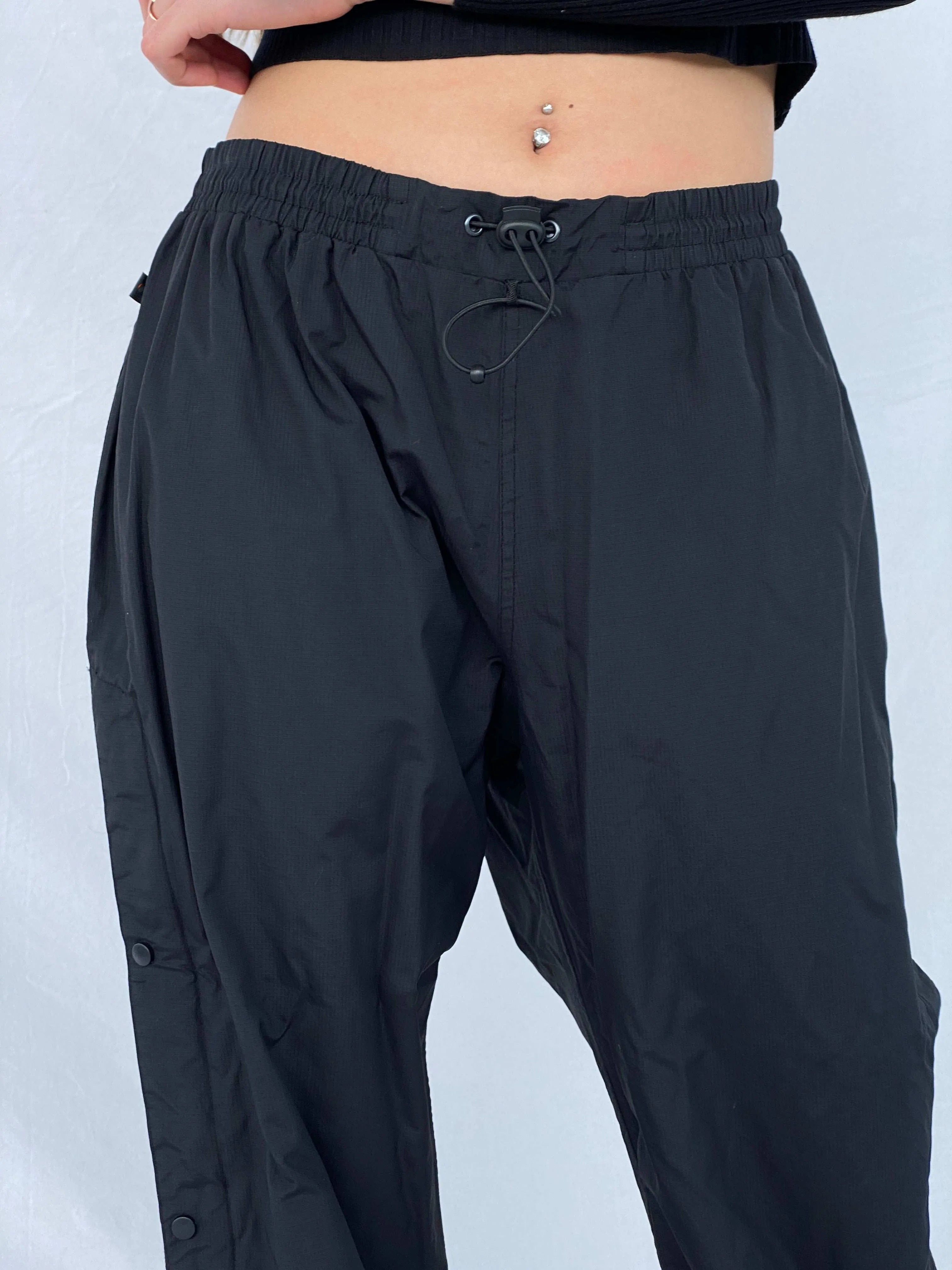 Mountain Life Black Track Pants - Balagan Vintage Corduroy Pants 00s, cargo, Mira, pants, vintage pants