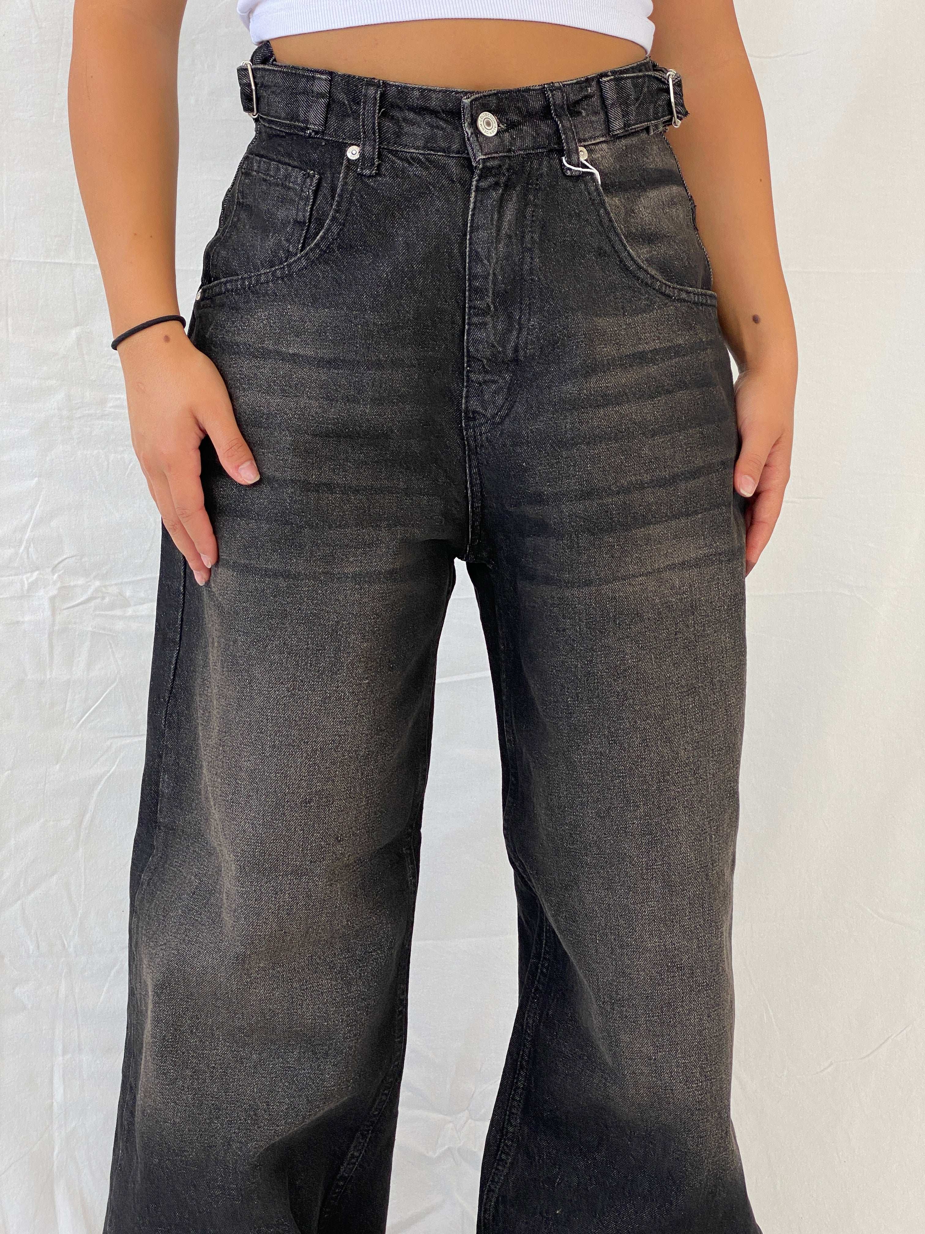 NWT Alien Baggy Black High Rise Streetwear Jeans - 36EUR - Balagan Vintage Jeans 00s, consignment, denim, jeans, Lana, Saif