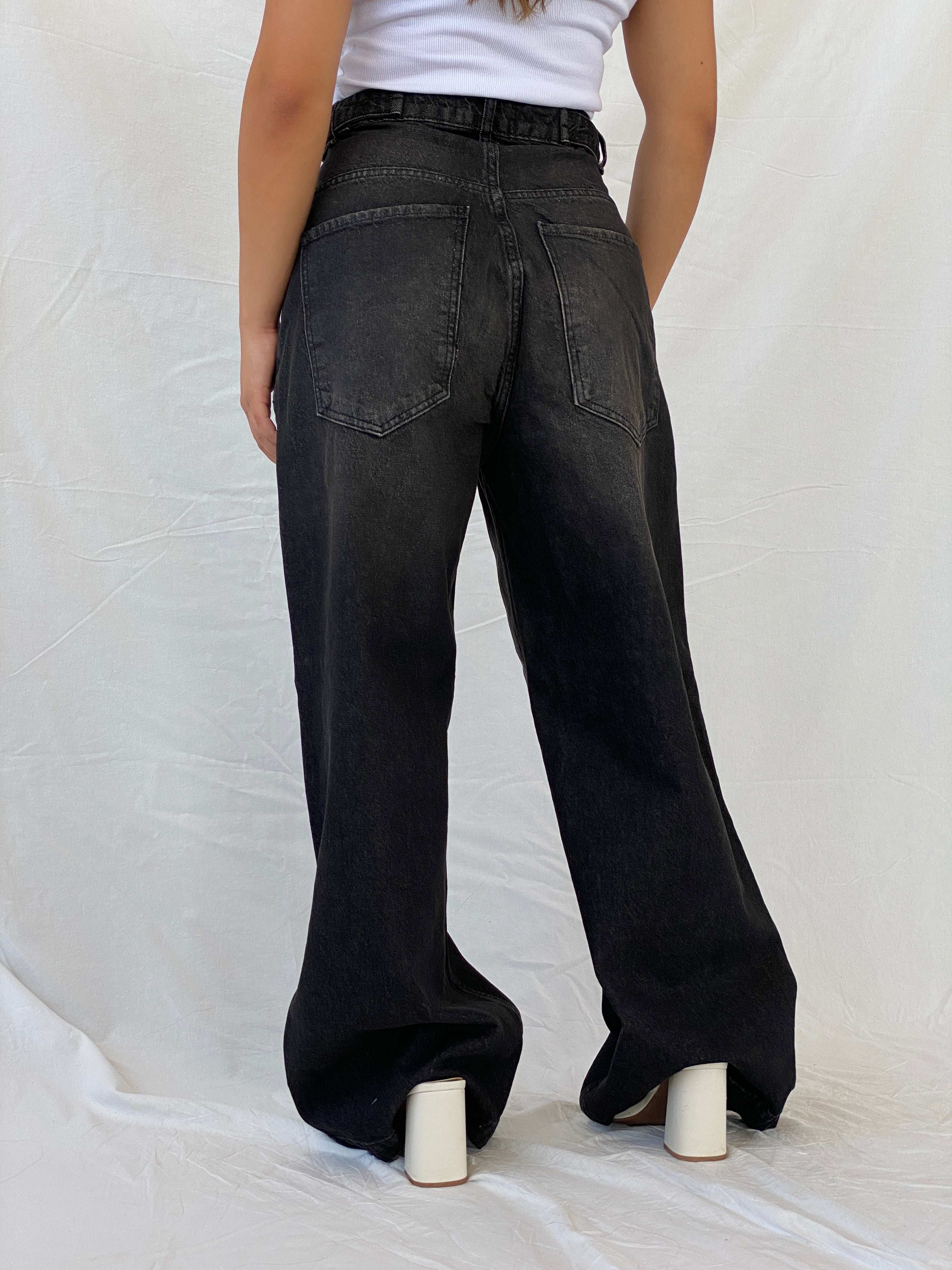 NWT Alien Baggy Black High Rise Streetwear Jeans - 36EUR - Balagan Vintage Jeans 00s, consignment, denim, jeans, Lana, Saif