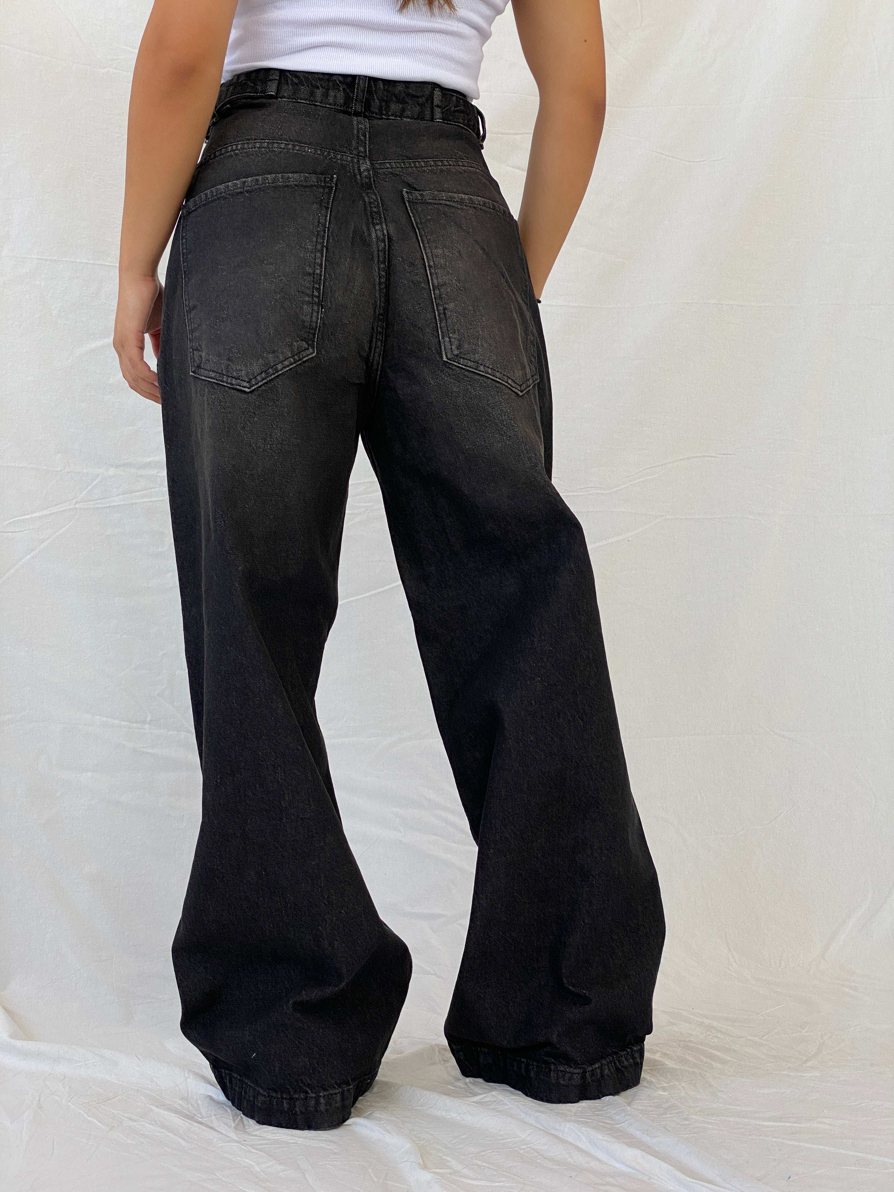 NWT Alien Baggy Black High Rise Streetwear Jeans - 36EUR - Balagan Vintage Jeans 00s, consignment, Deals, denim, jeans, Lana, Saif